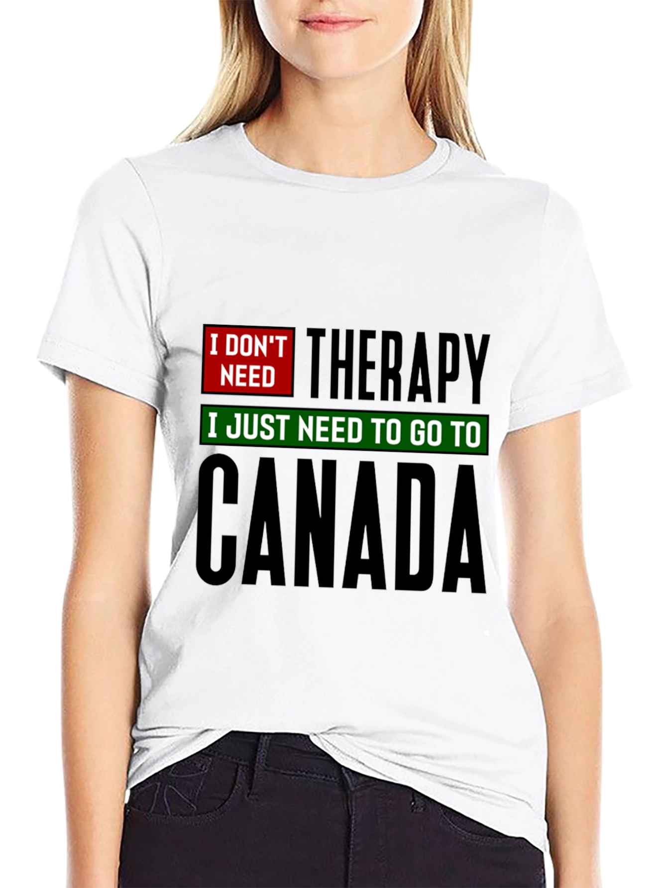Canada Therapy T-Shirt - Funny Graphic Tee