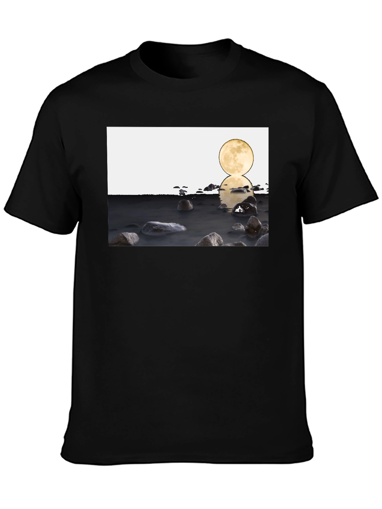 Lunar Reflections Graphic Tee - Modern Unisex Fit