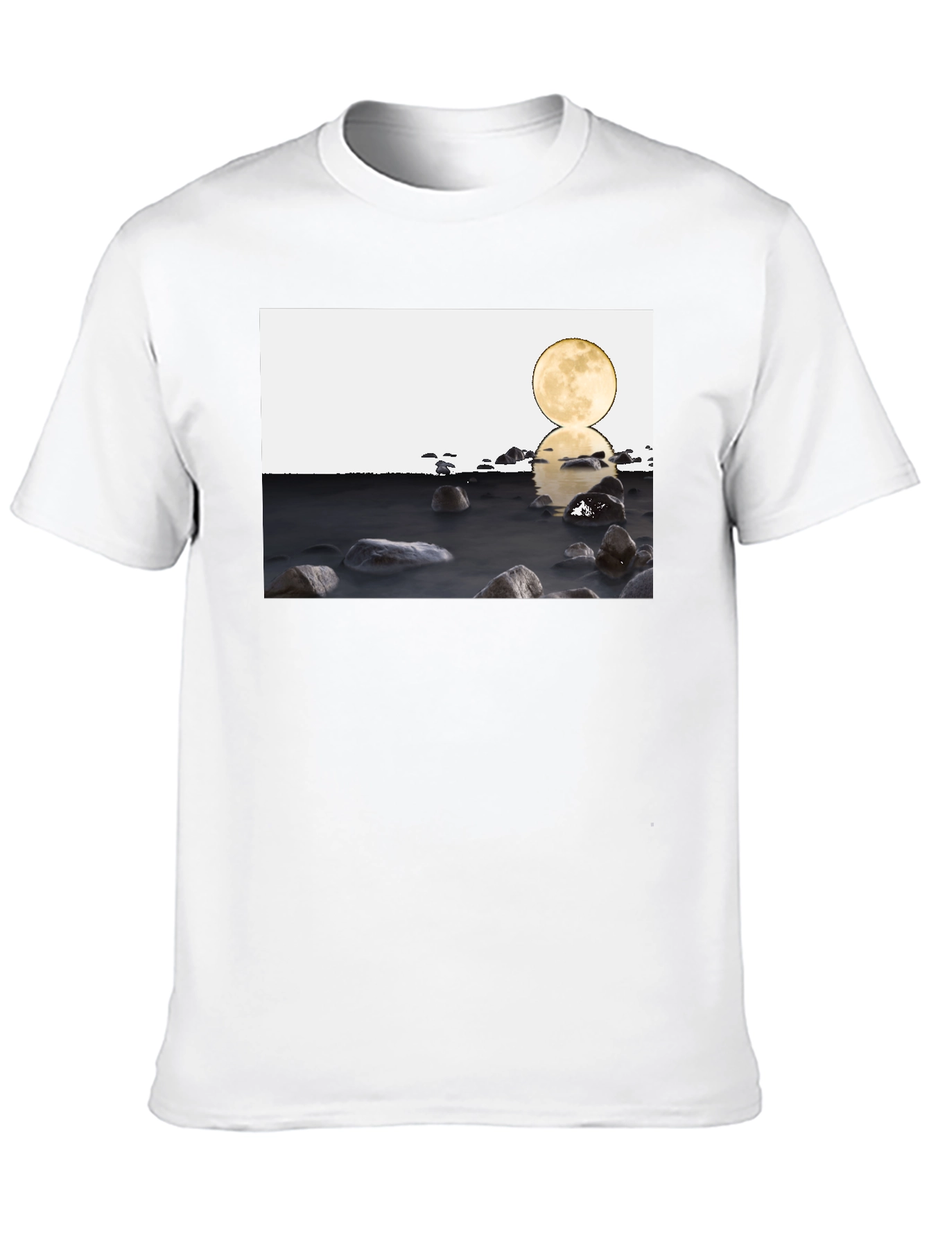 Lunar Reflections Graphic Tee - Modern Unisex Fit
