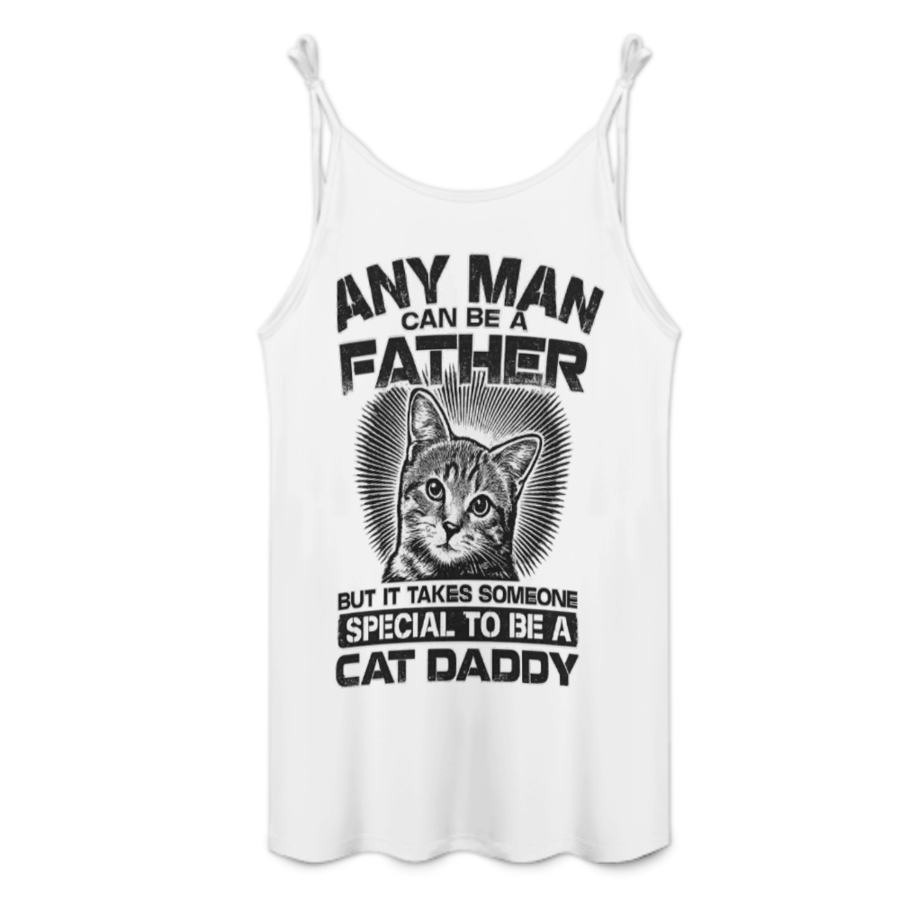 Funny Cat Daddy Graphic Mini Dress, Cute Cat Lover Nightdress, Vintage Cat Quote Sleeveless Dress, Casual Cat Mom Style Lounge Outfit(z581)