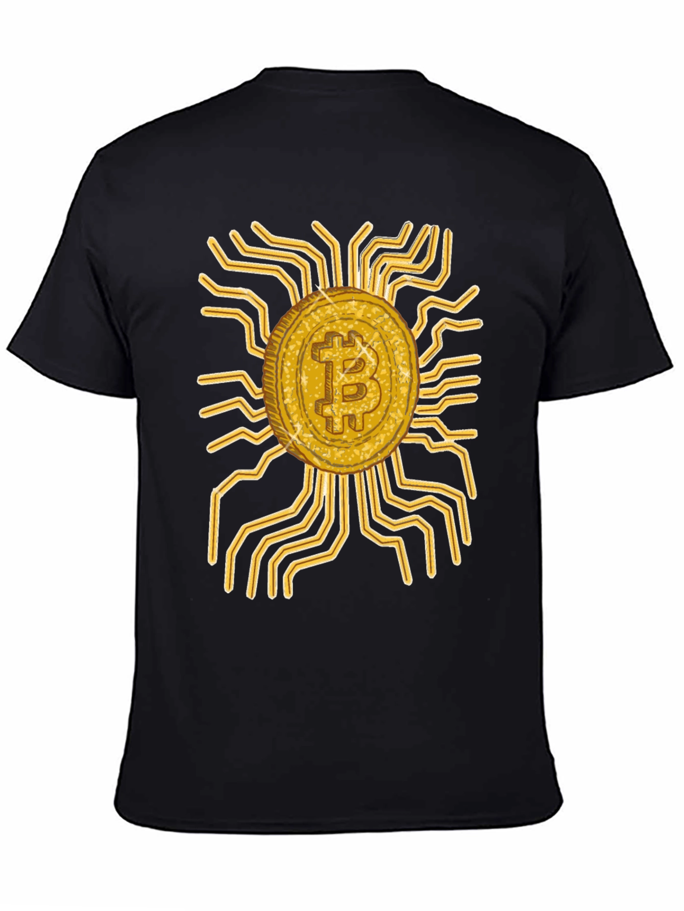 Bitcoin Circuit Board Graphic Tee