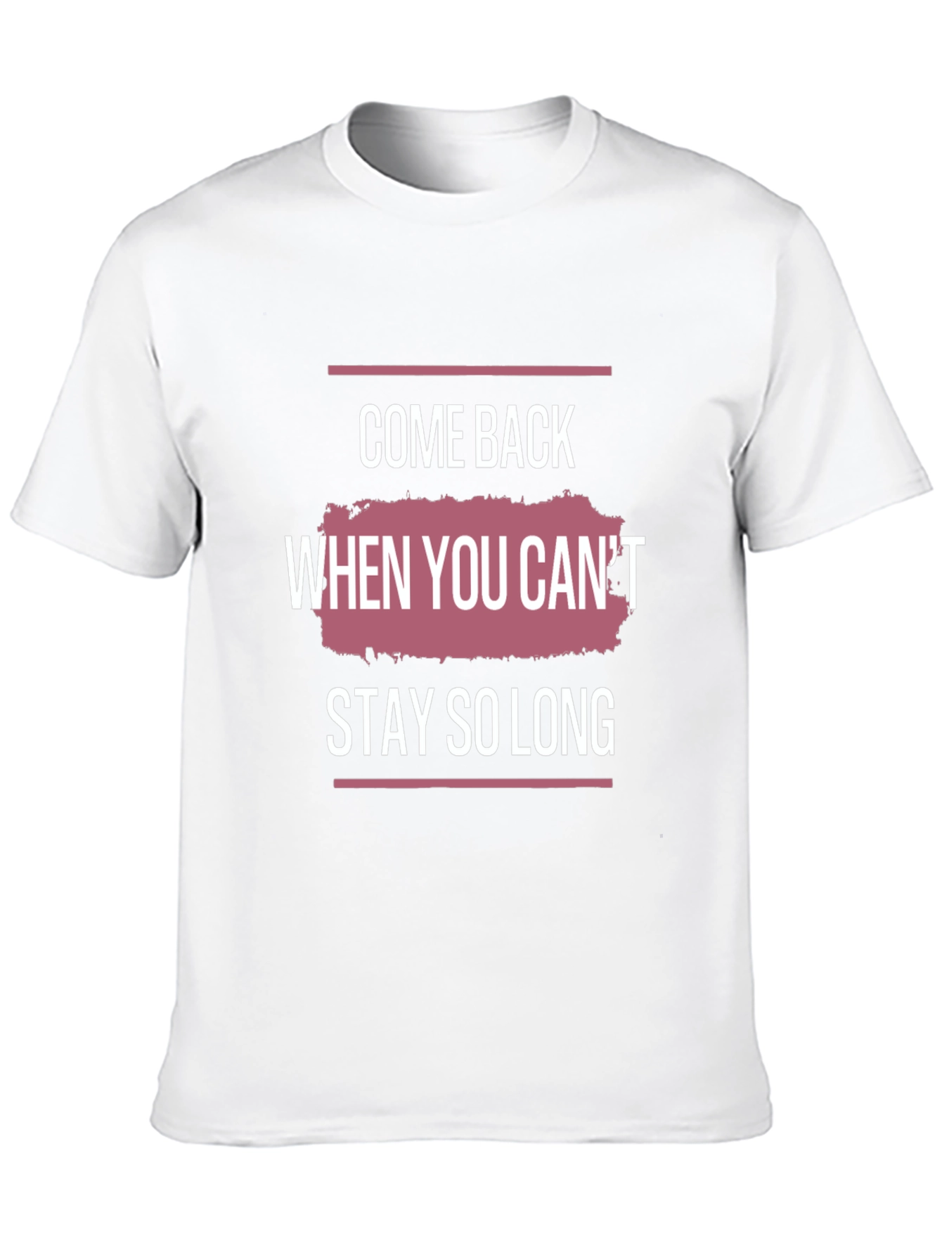 Come Back Graphic Tee - Stylish Slogan T-Shirt