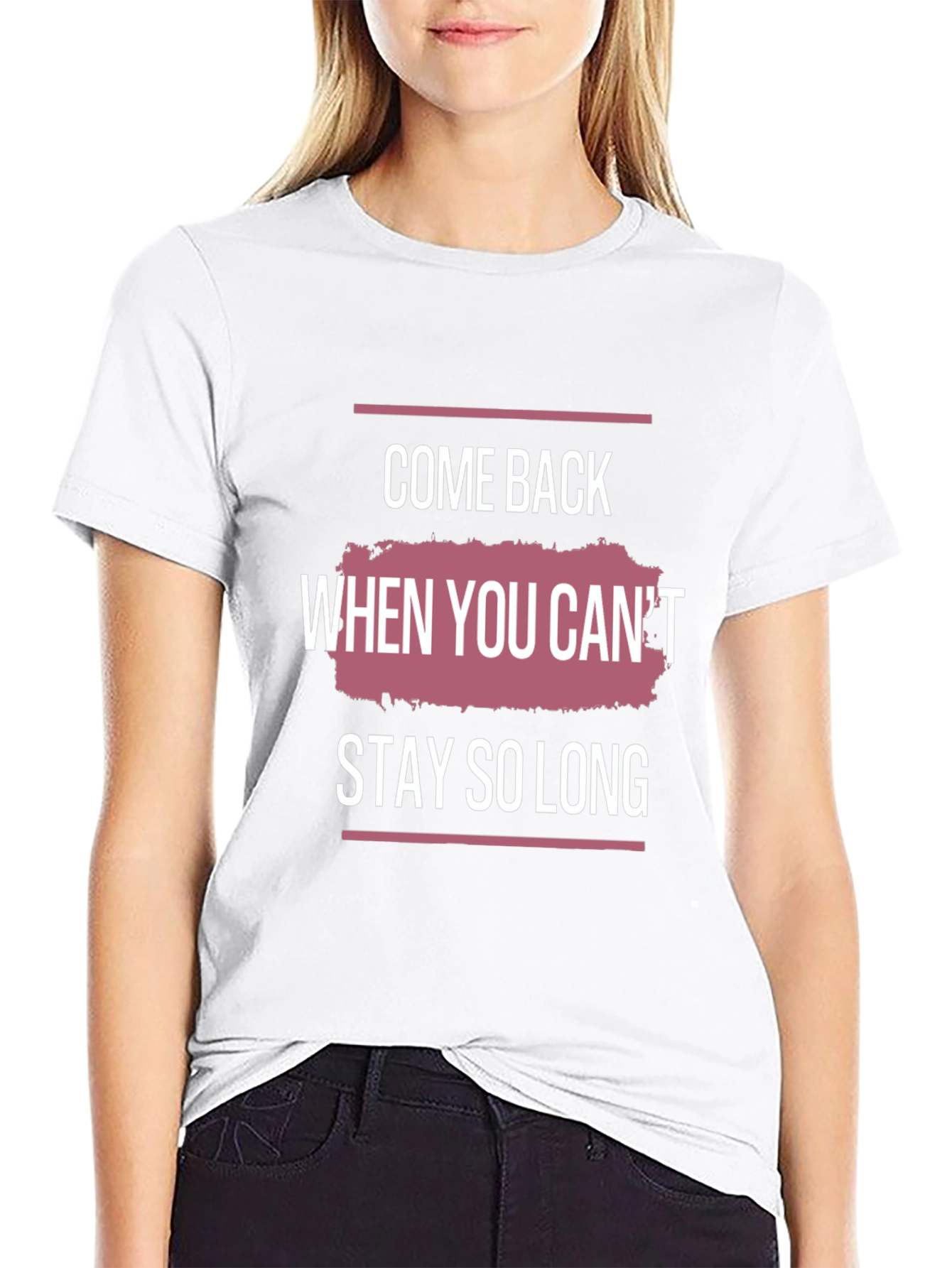Come Back Graphic Tee - Stylish Slogan T-Shirt
