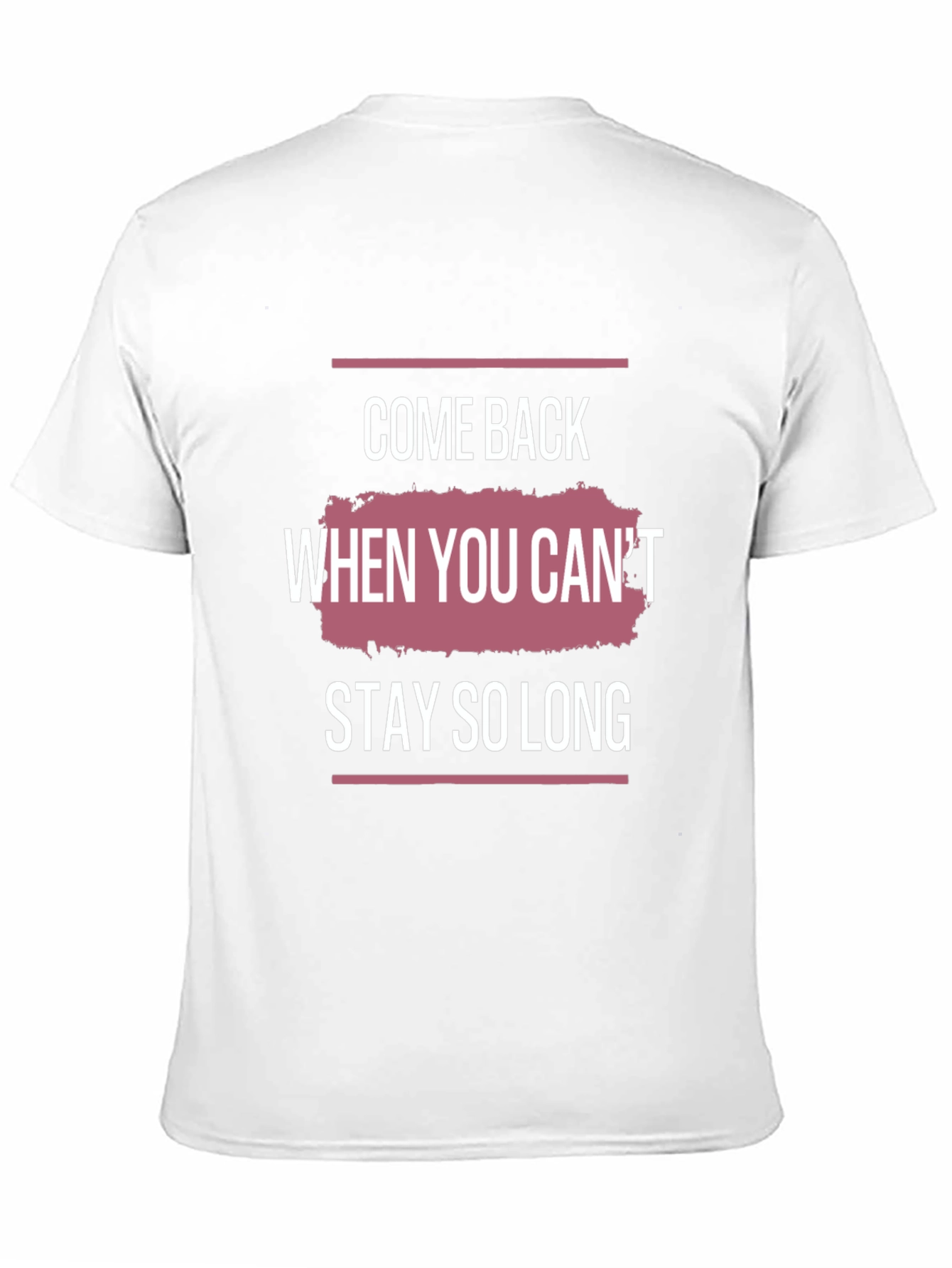Come Back Graphic Tee - Stylish Slogan T-Shirt