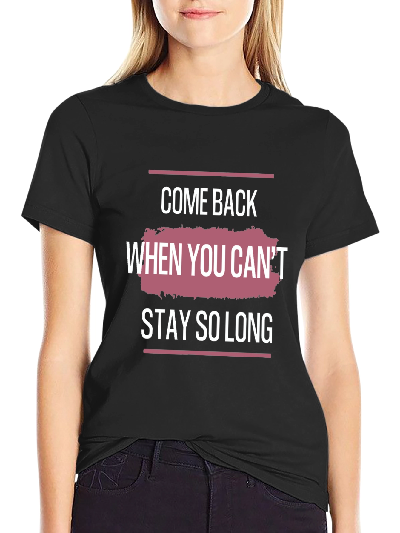 Come Back Graphic Tee - Stylish Slogan T-Shirt
