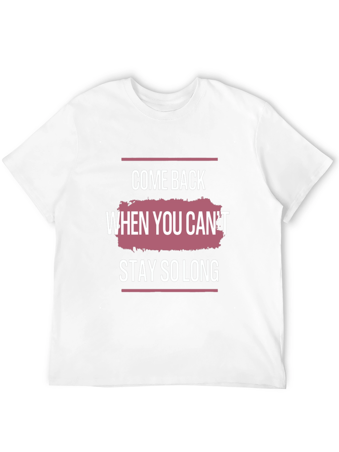 Come Back Graphic Tee - Stylish Slogan T-Shirt