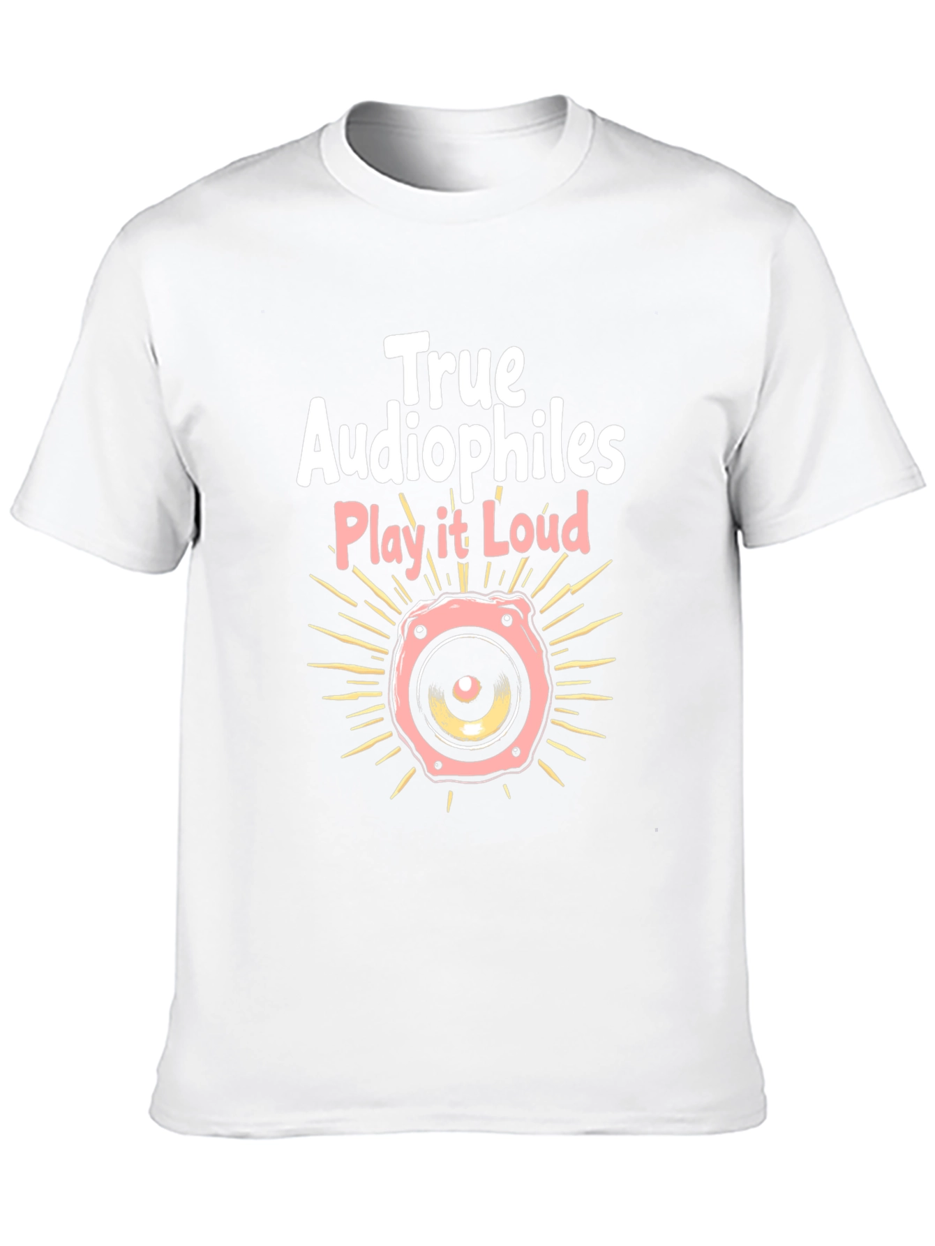 True Audiophiles Play it Loud Black T-Shirt