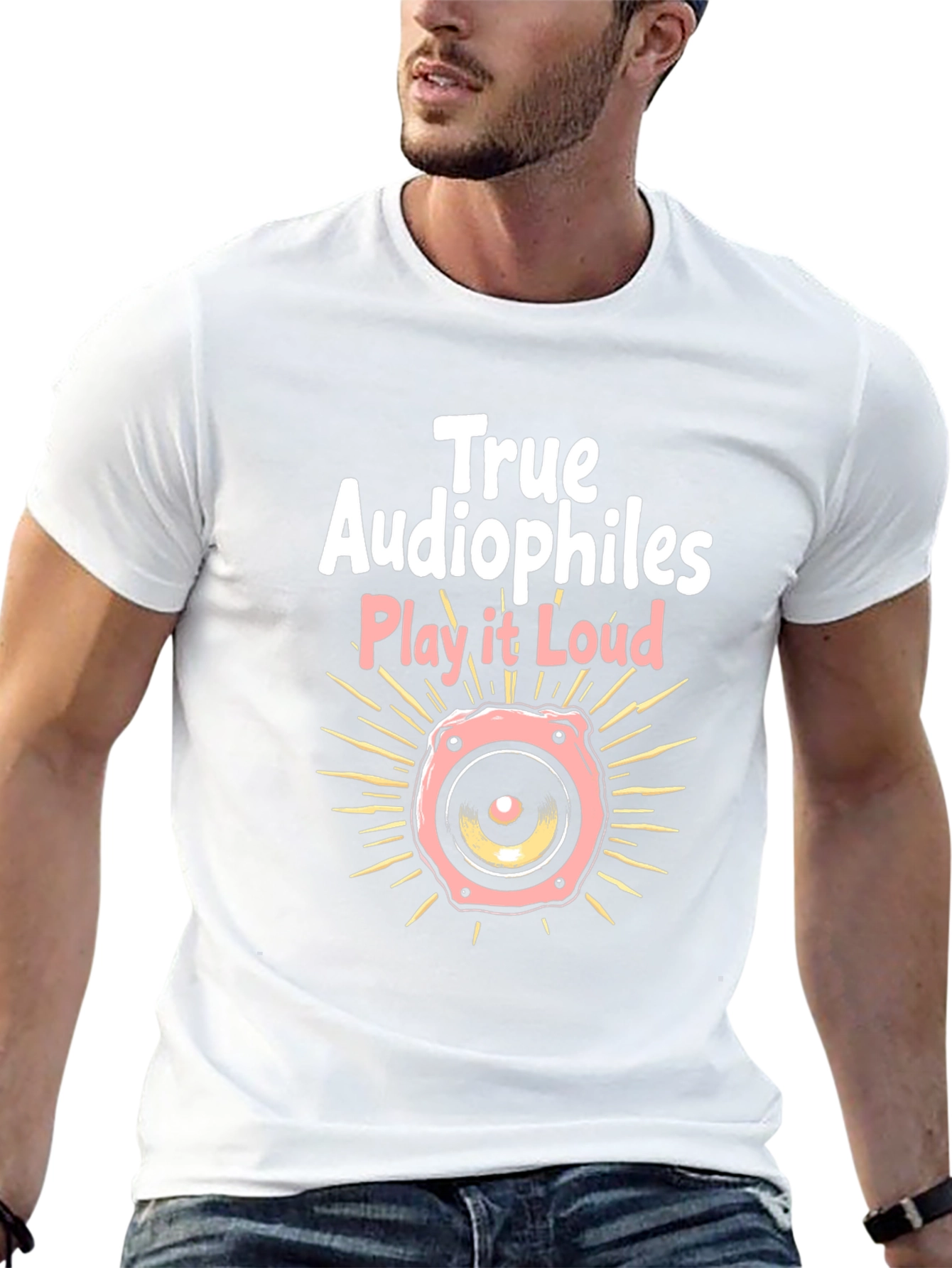 True Audiophiles Play it Loud Black T-Shirt