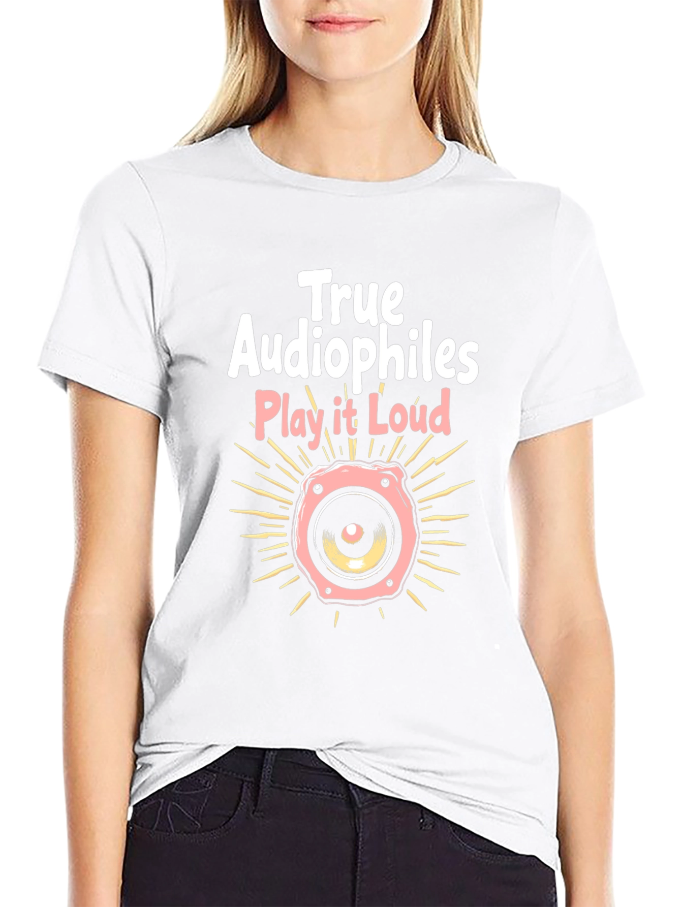 True Audiophiles Play it Loud Black T-Shirt