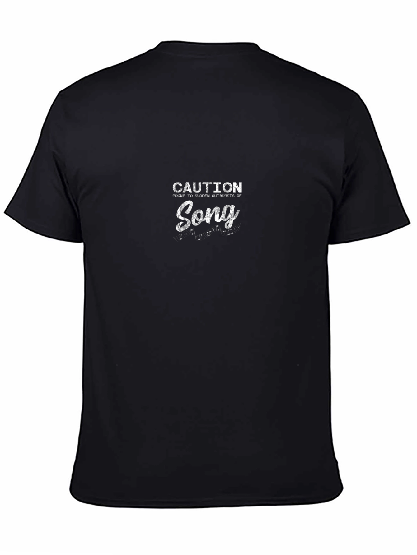 Caution Sudden Outbursts of Song Black T-Shirt