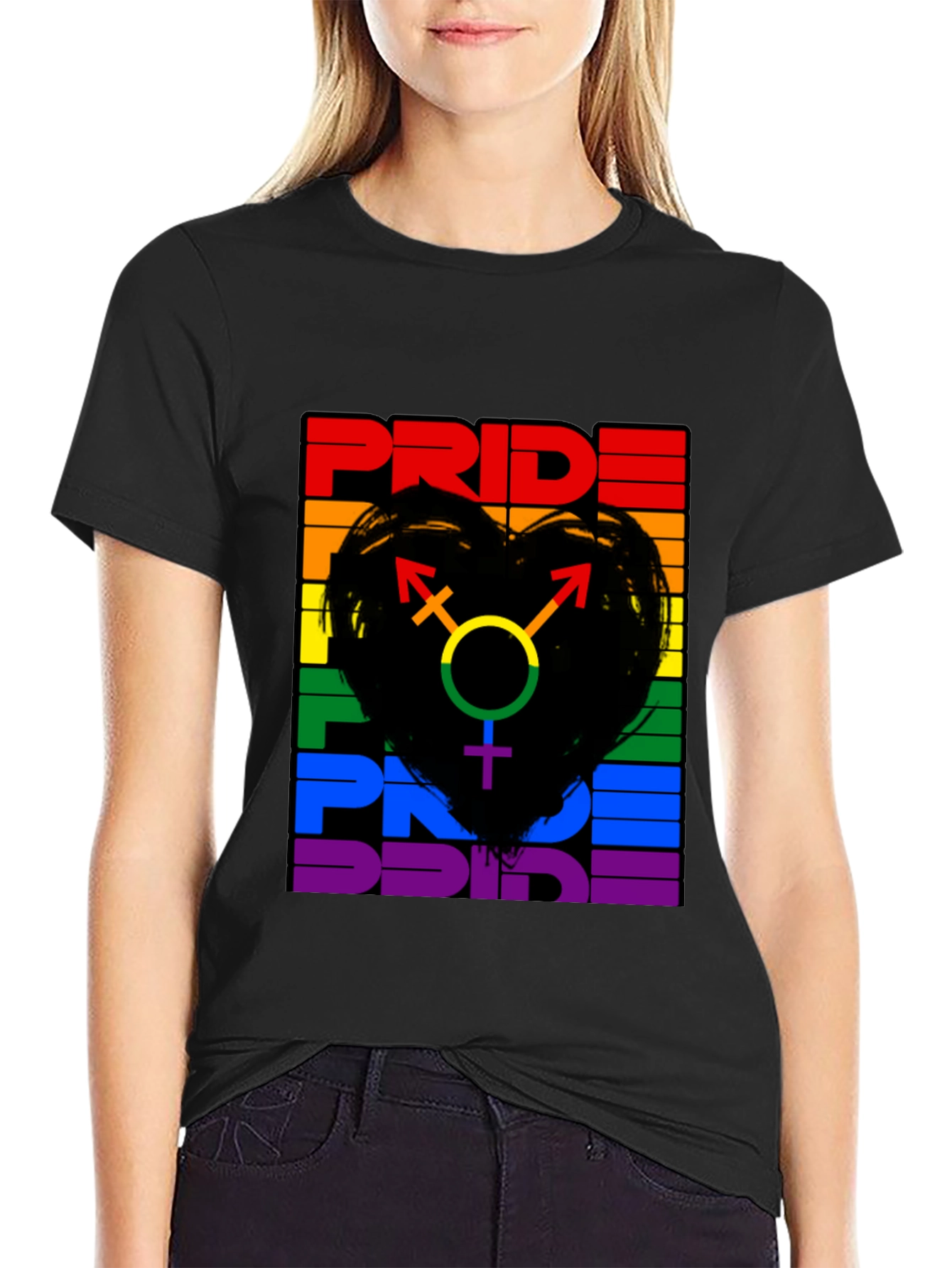 Pride Rainbow Graphic Tee
