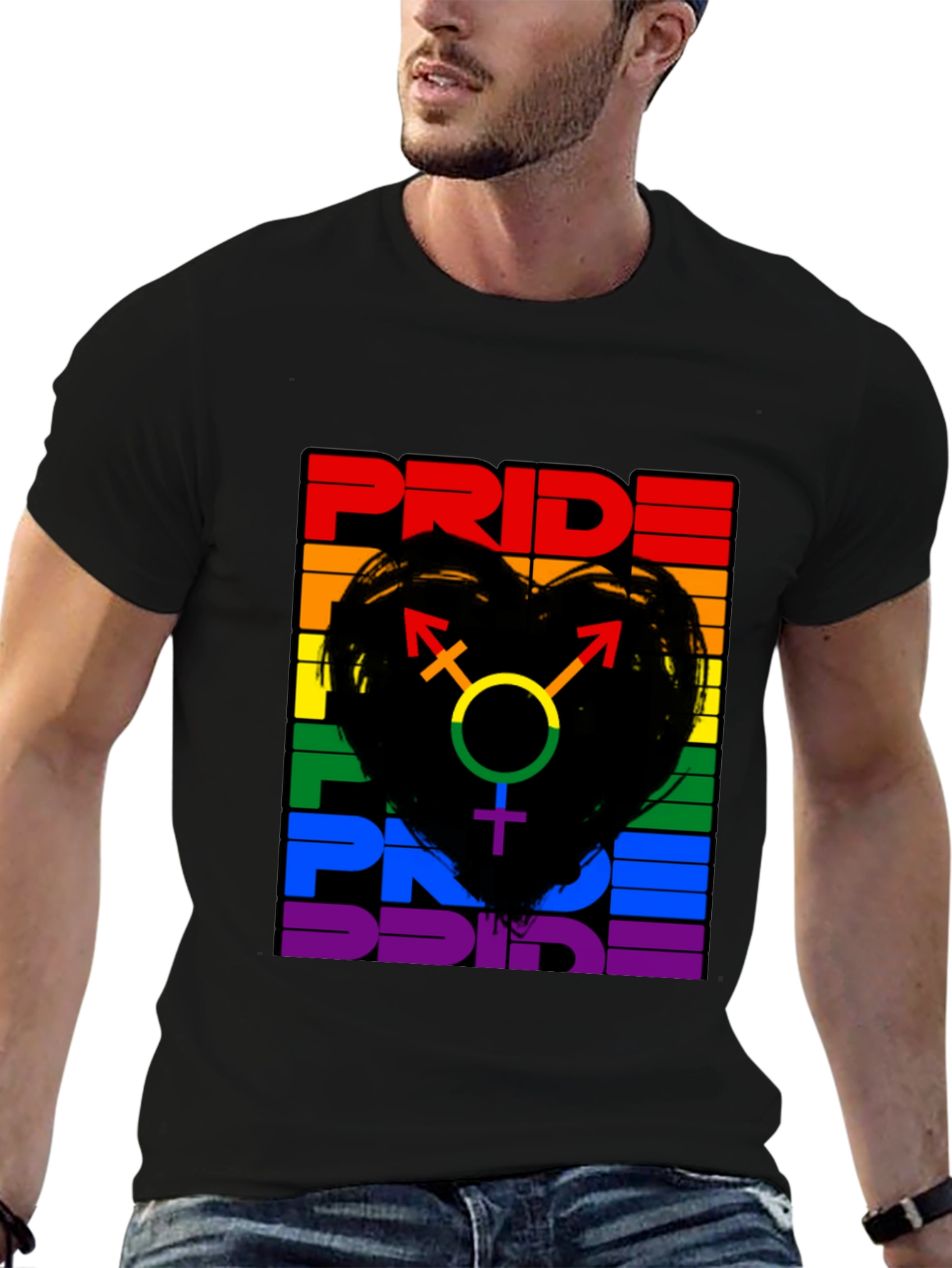 Pride Rainbow Graphic Tee