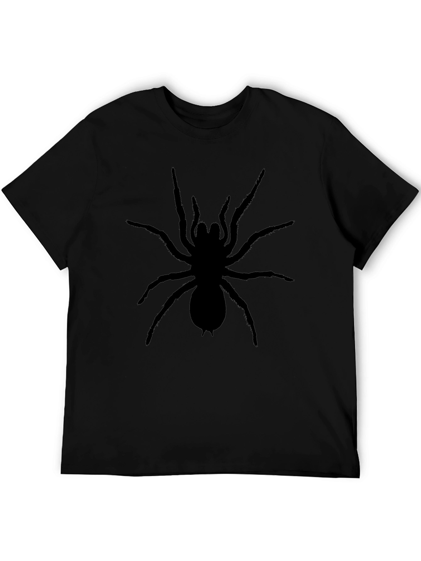 Black Spider Graphic Tee - Halloween Ready