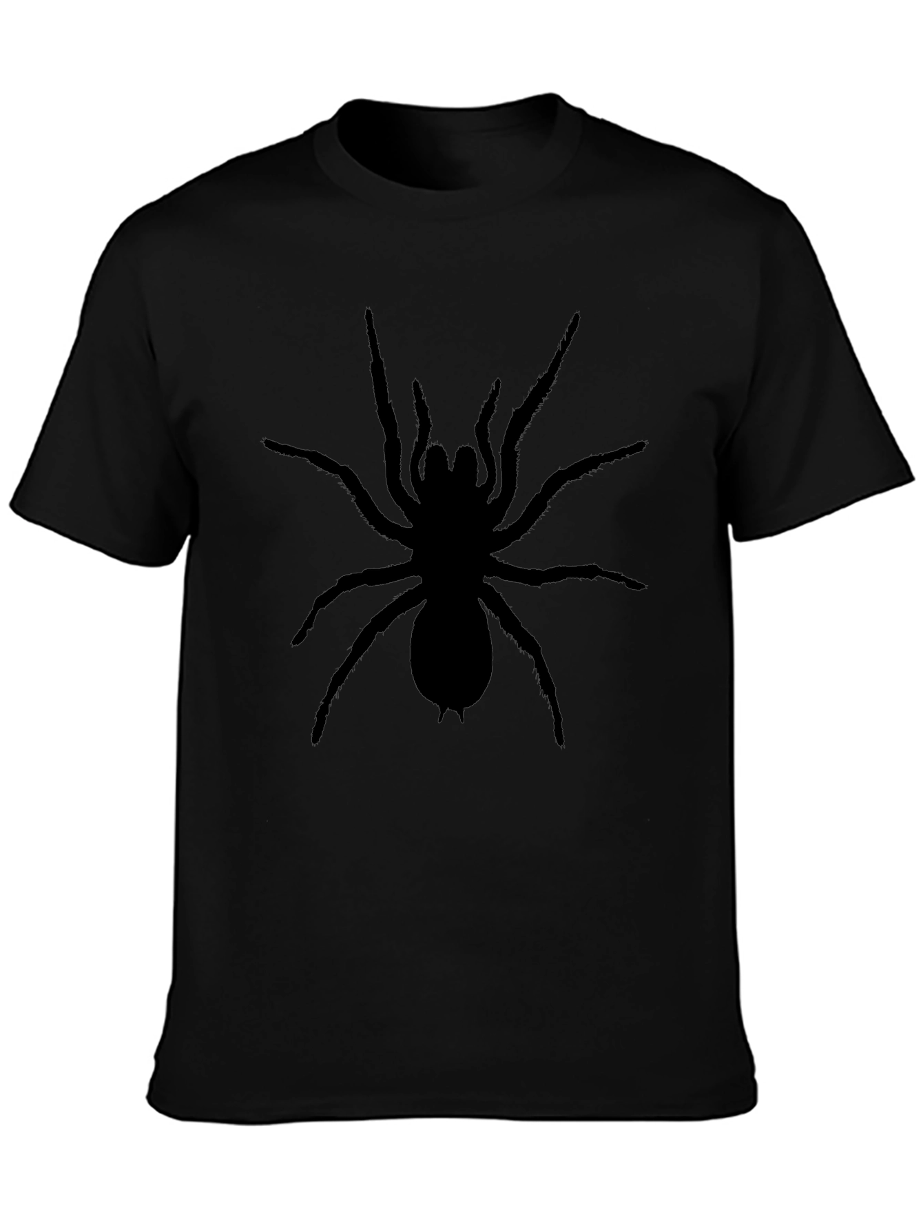 Black Spider Graphic Tee - Halloween Ready