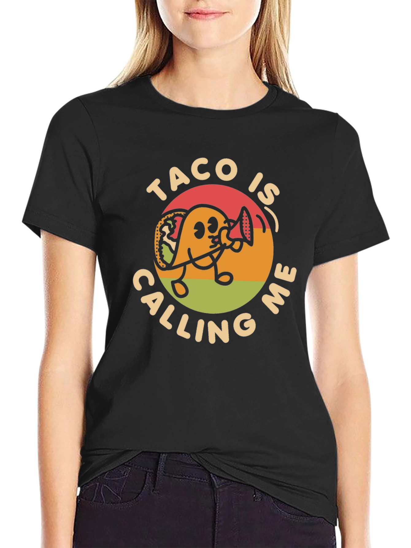 Taco Calling Graphic Tee - Funny Food Lovers T-Shirt