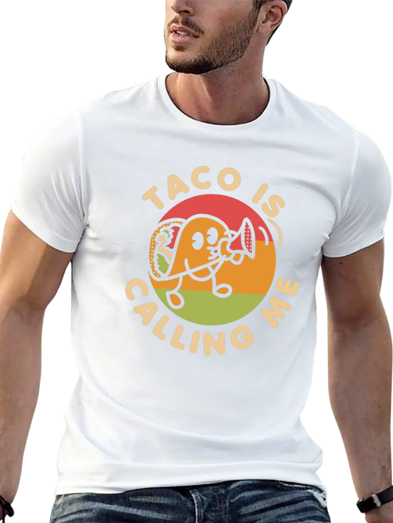 Taco Calling Graphic Tee - Funny Food Lovers T-Shirt