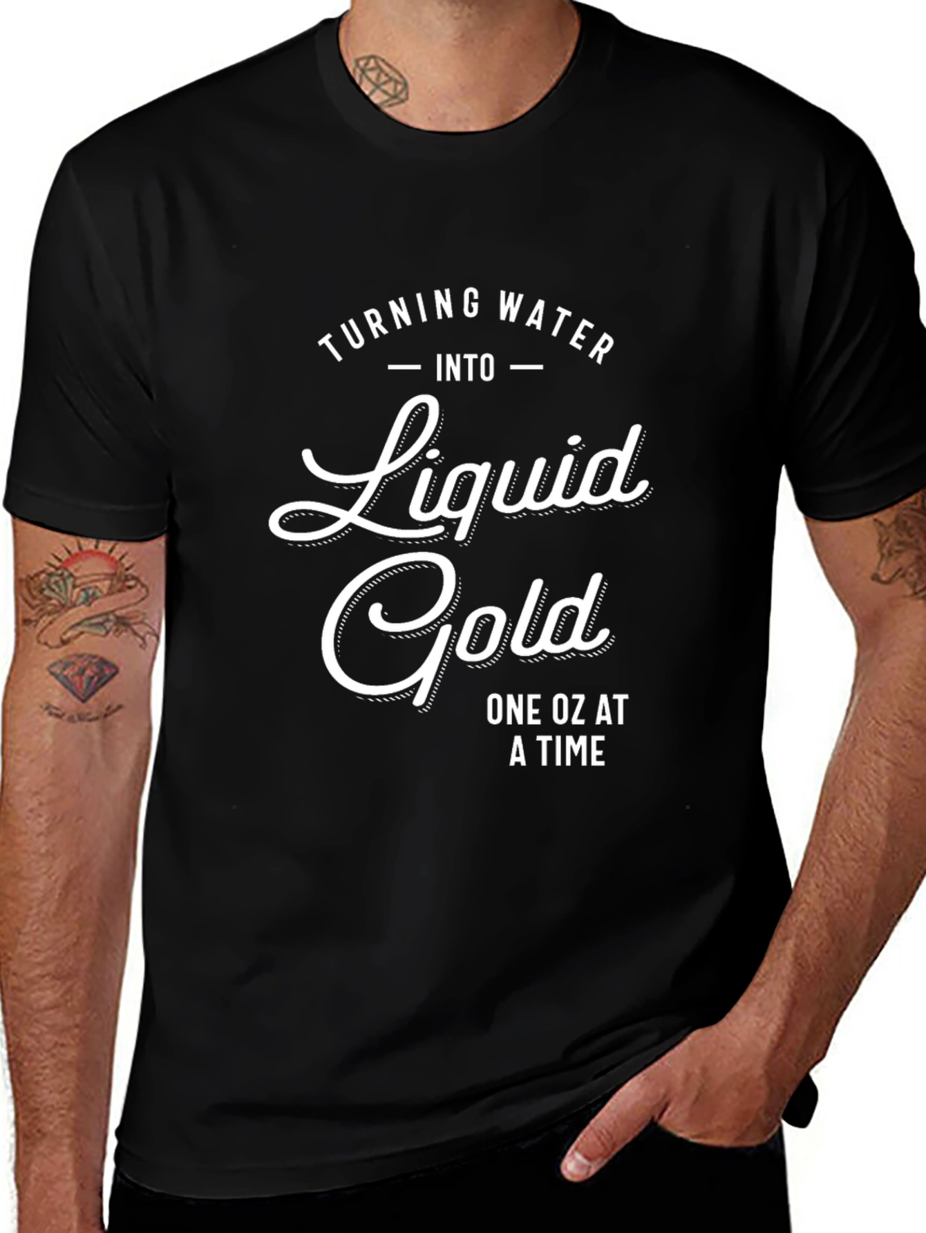 Liquid Gold T-Shirt - One Oz At A Time!