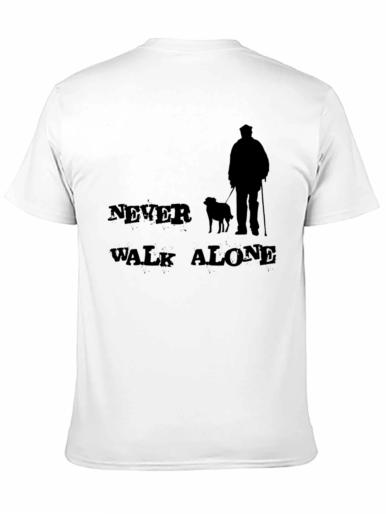 Never Walk Alone Graphic Print Tee