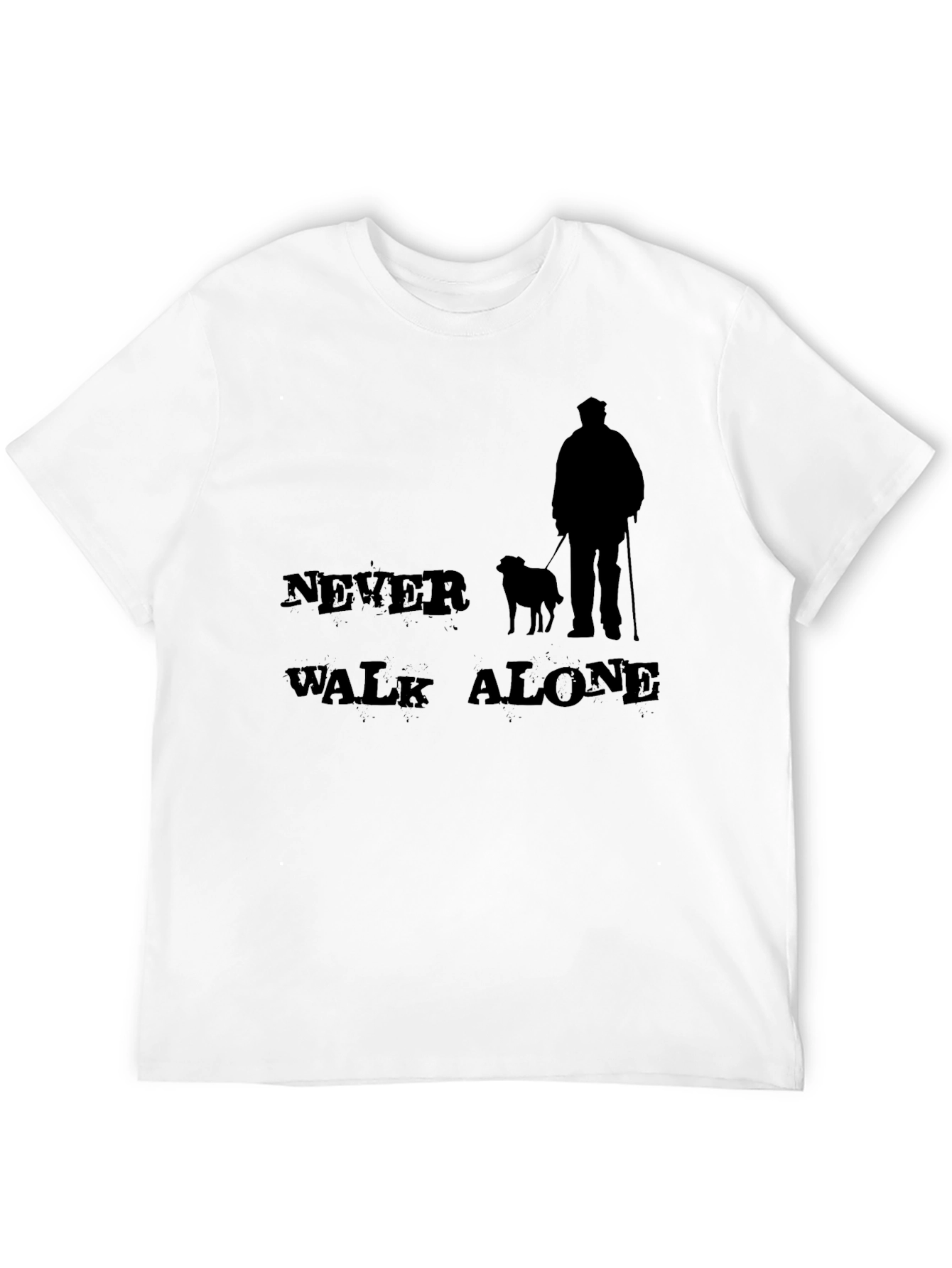 Never Walk Alone Graphic Print Tee