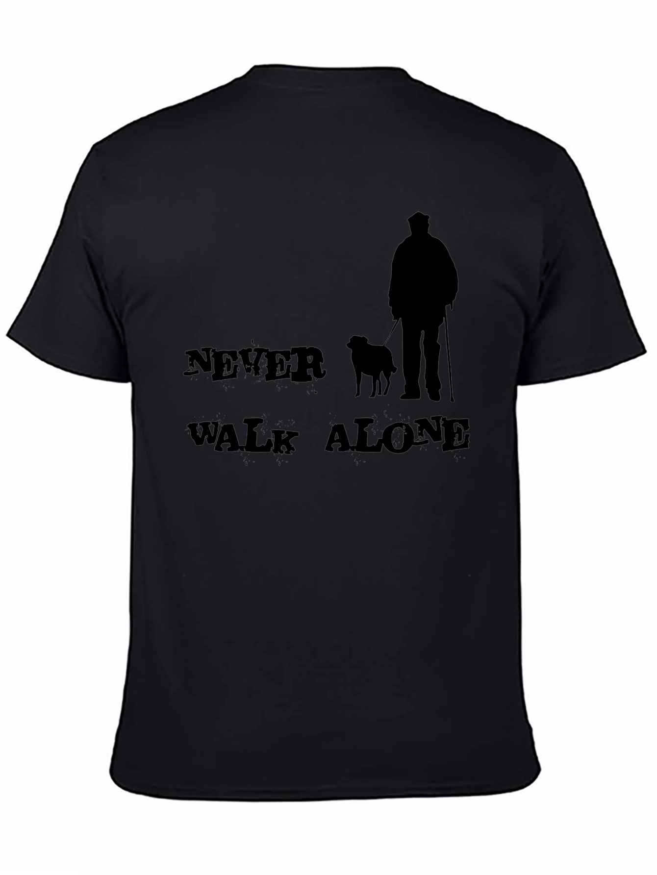 Never Walk Alone Graphic Print Tee