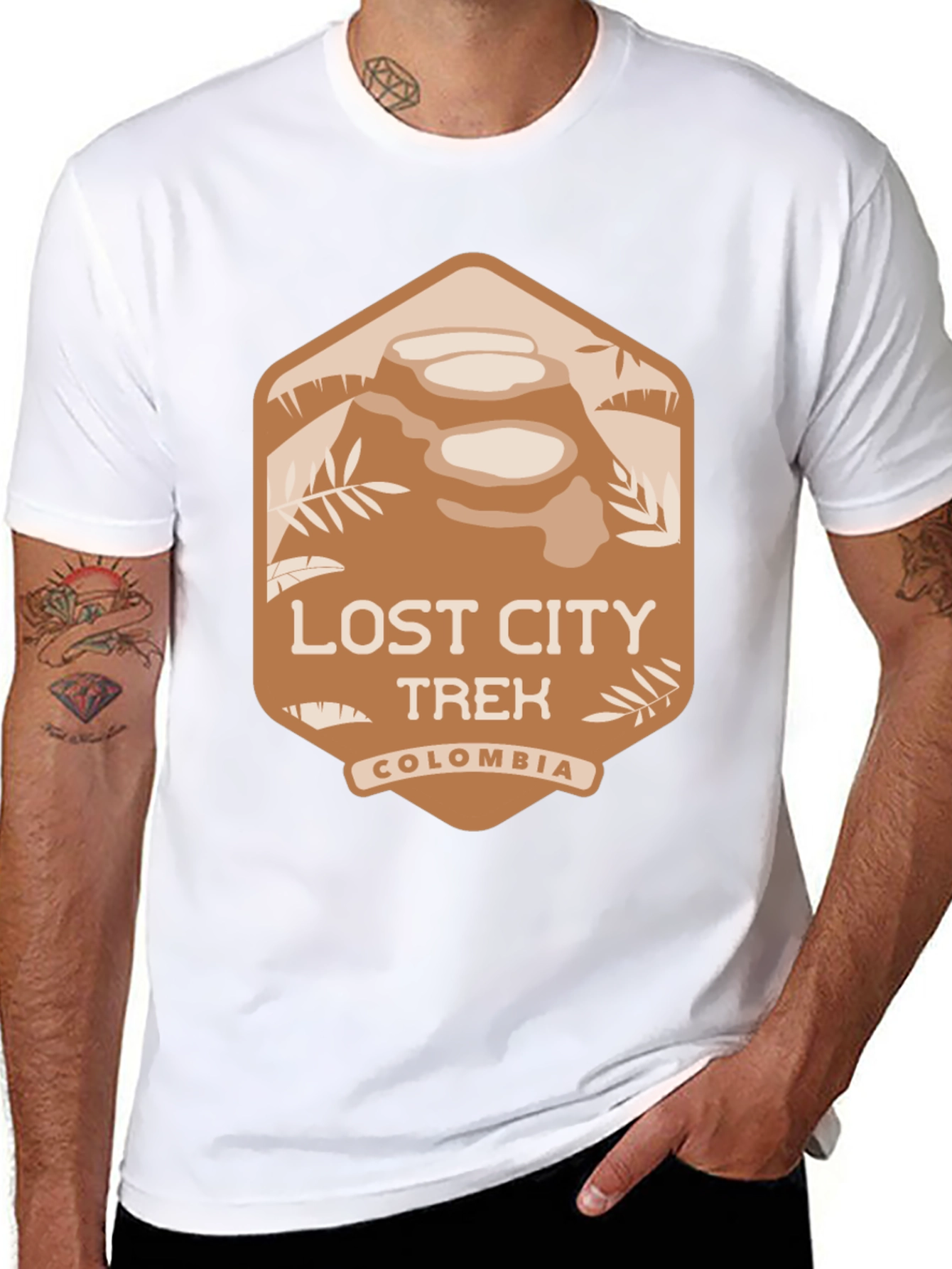 Lost City Trek Colombia Tee - Adventure Awaits