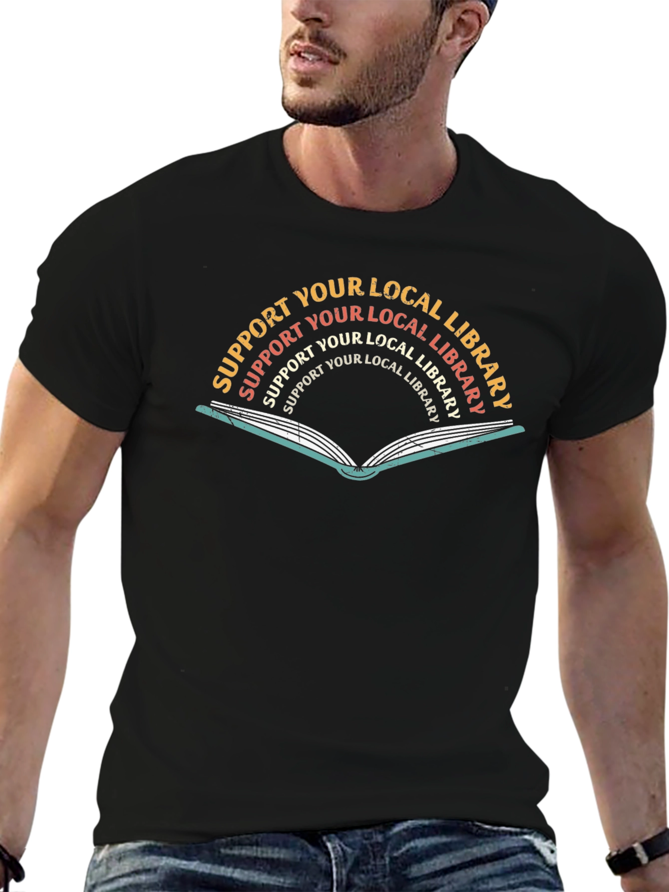 Support Your Local Library Graphic Tee
