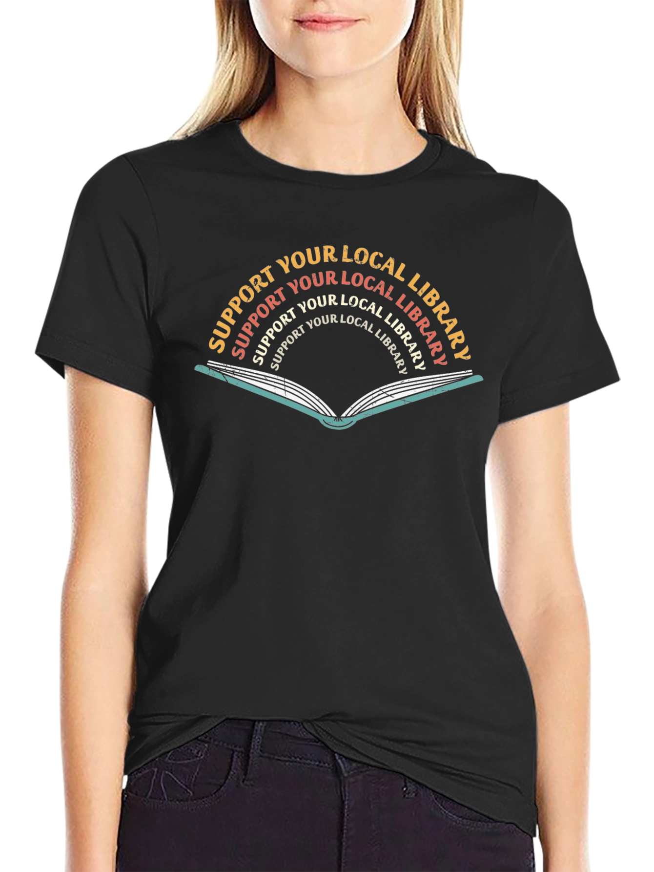 Support Your Local Library Graphic Tee