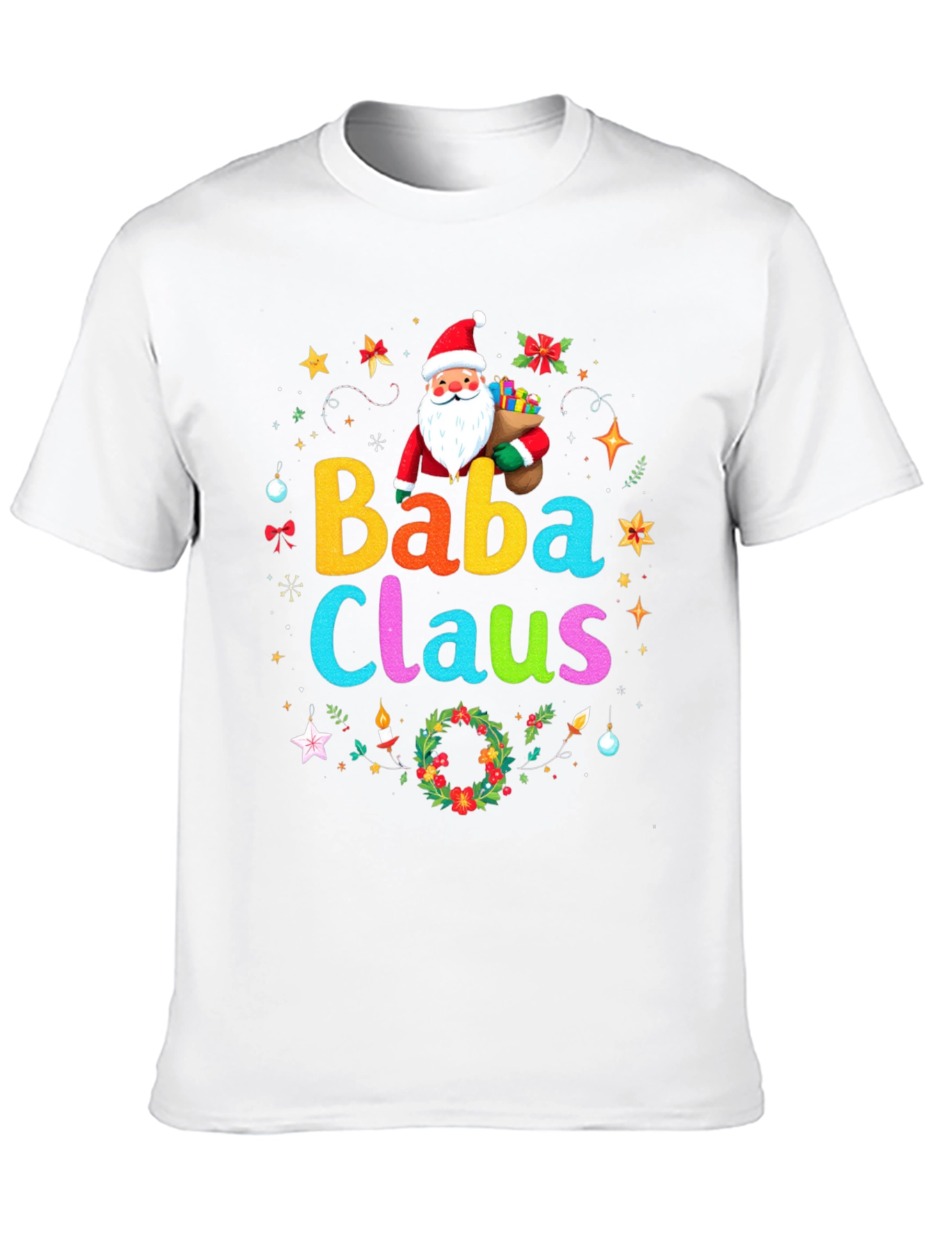 Baba Claus Christmas T-Shirt Holiday Festive