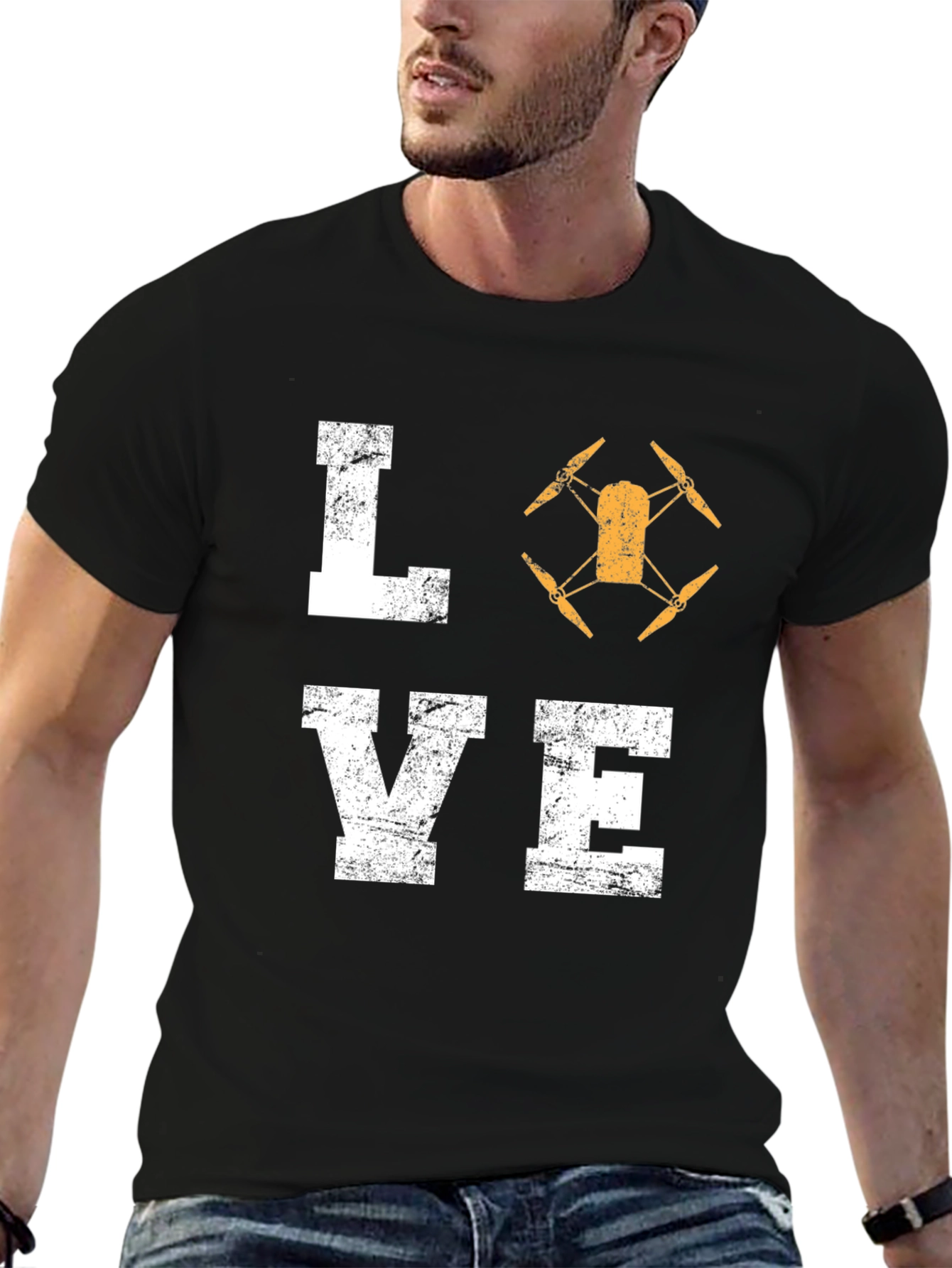 Drone Love Graphic T-Shirt