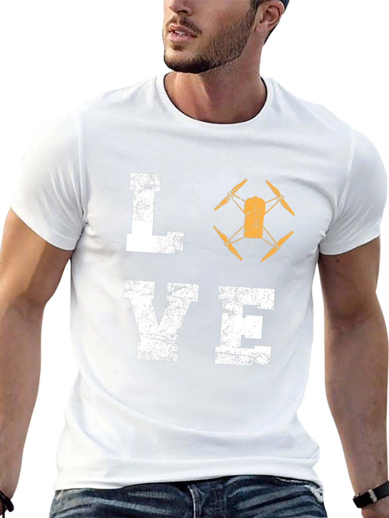 Drone Love Graphic T-Shirt
