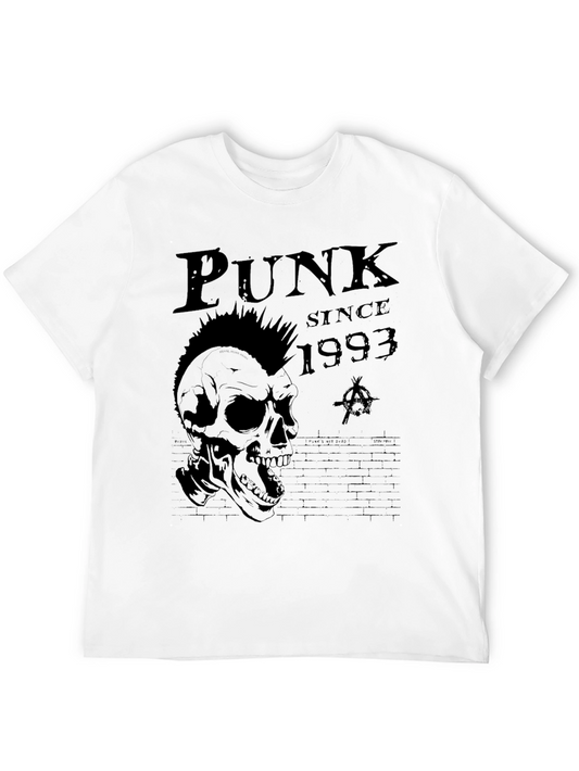 Punk Since 1993 Skull Graphic T-Shirt