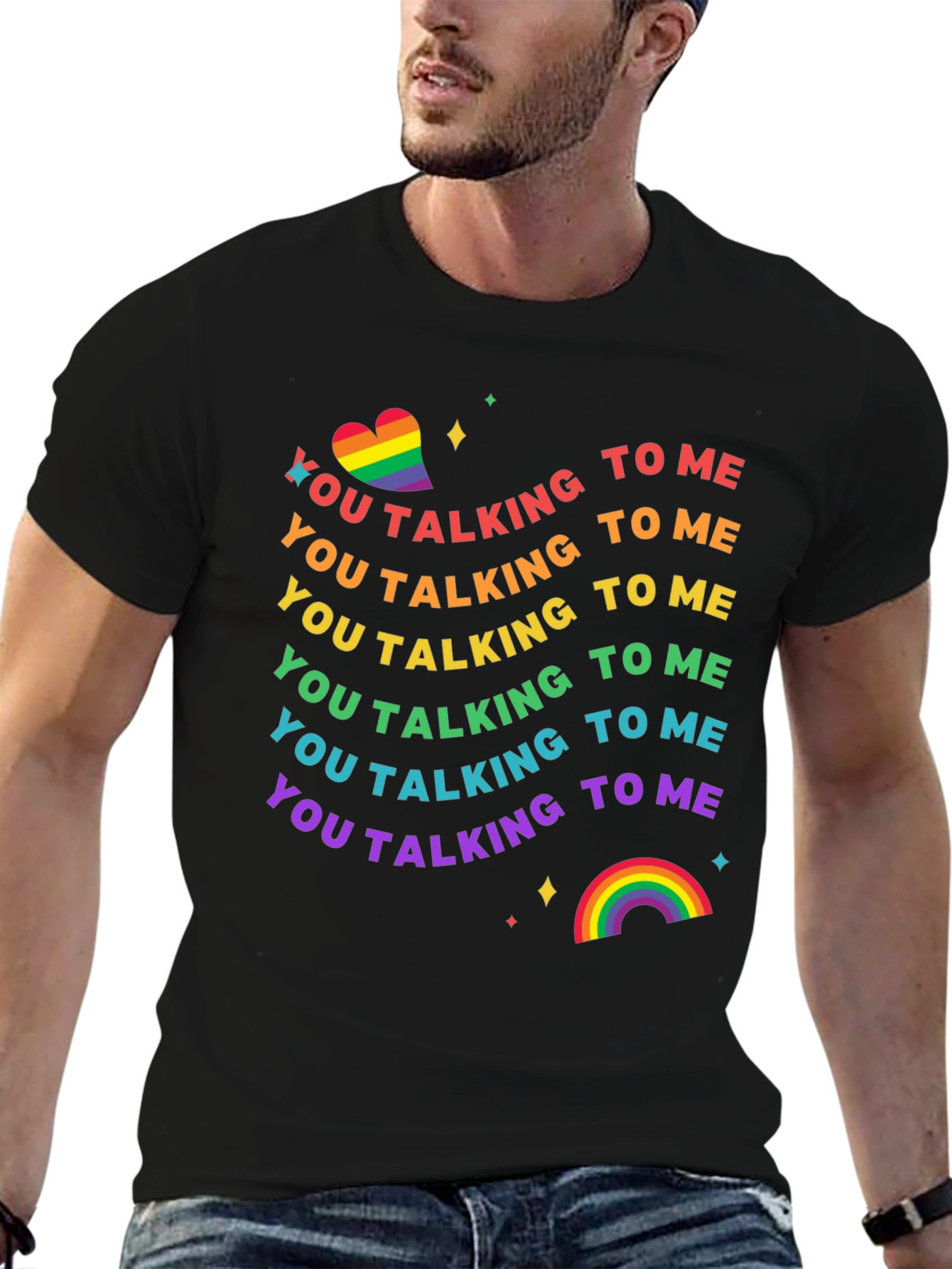 Rainbow Pride Talking to Me T-Shirt