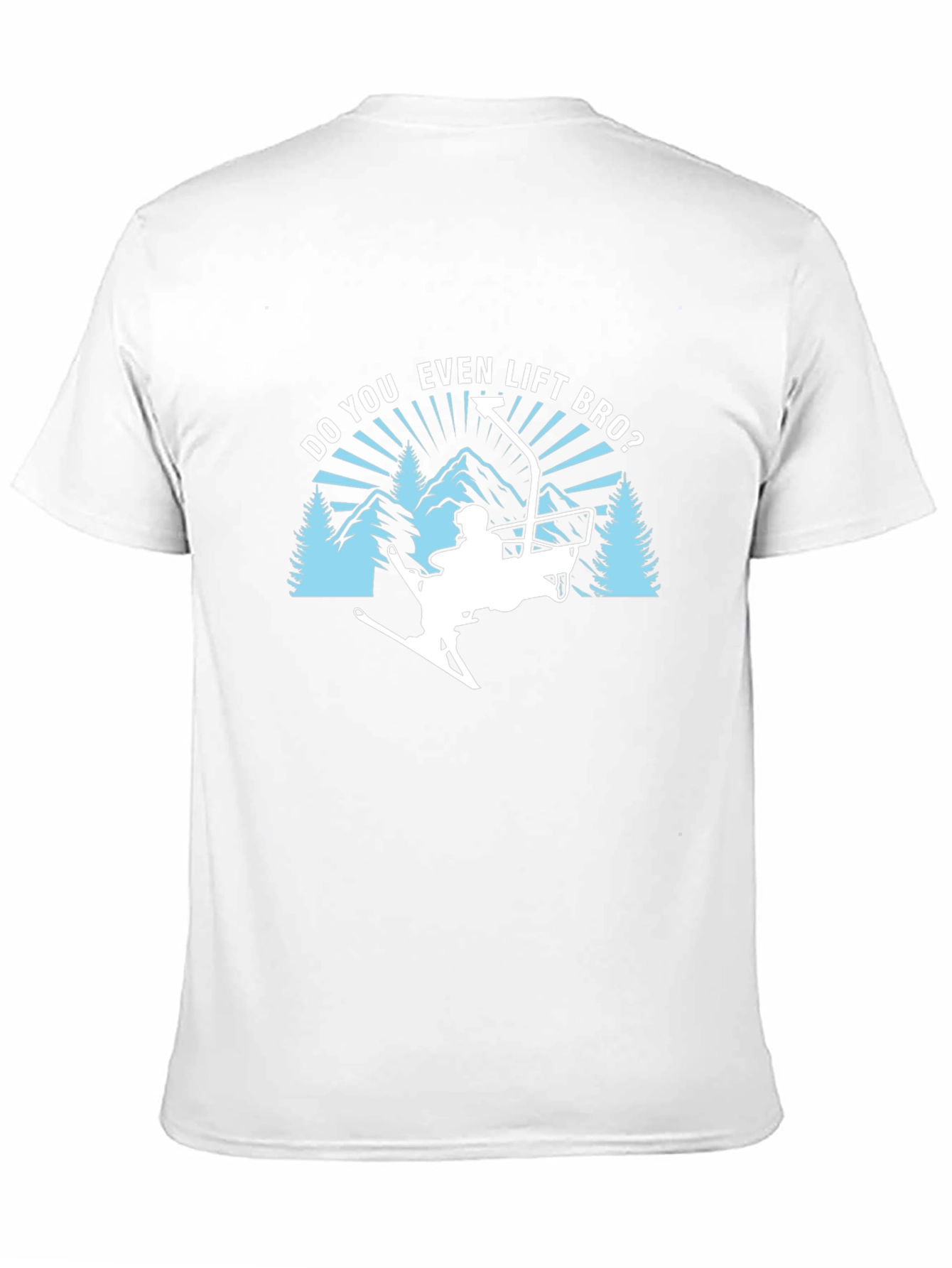 Do You Even Lift Bro? Ski T-Shirt