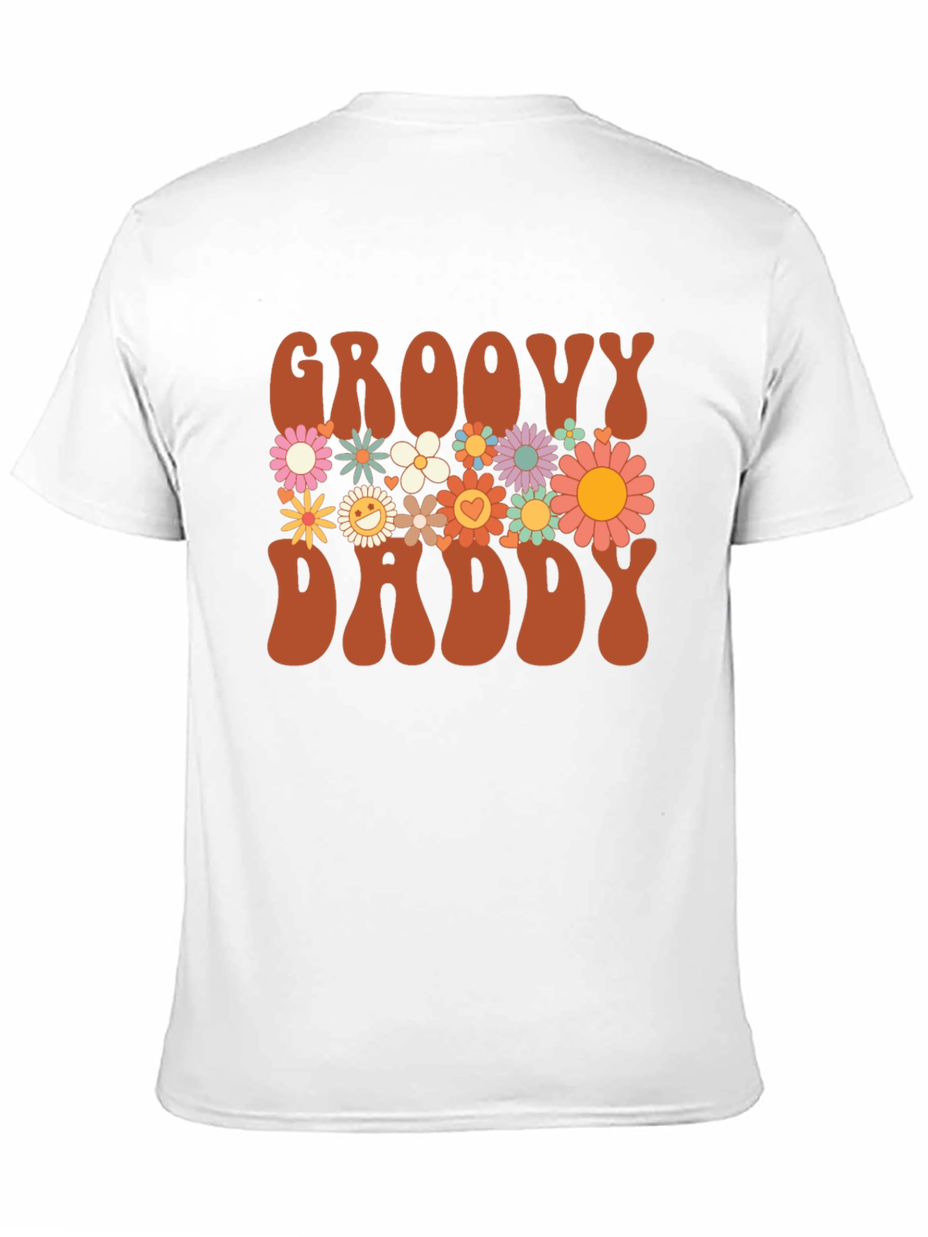 Groovy Daddy Floral Graphic T-Shirt
