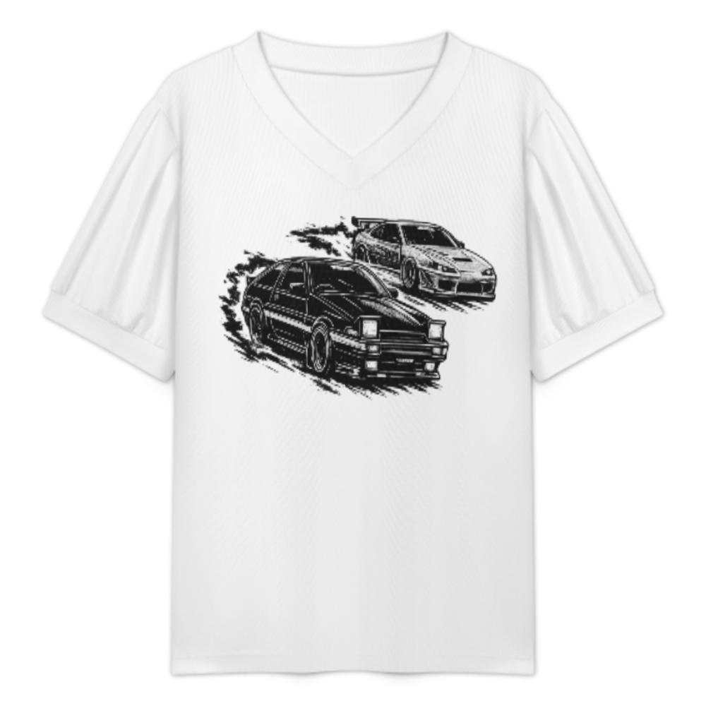 Retro JDM Drift Car Graphic Tee, Japanese Street Racing Inspired Shirt, Vintage Drift Culture Top, Car Enthusiast Streetwear, Anime Racer Aesthetic Apparel(z591)