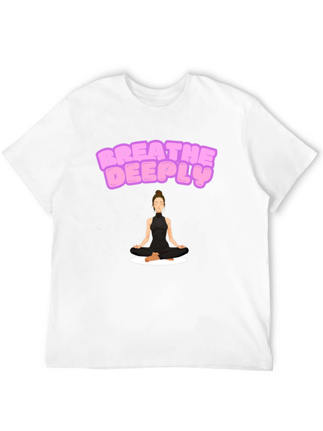 Breathe Deeply Yoga Meditation T-Shirt