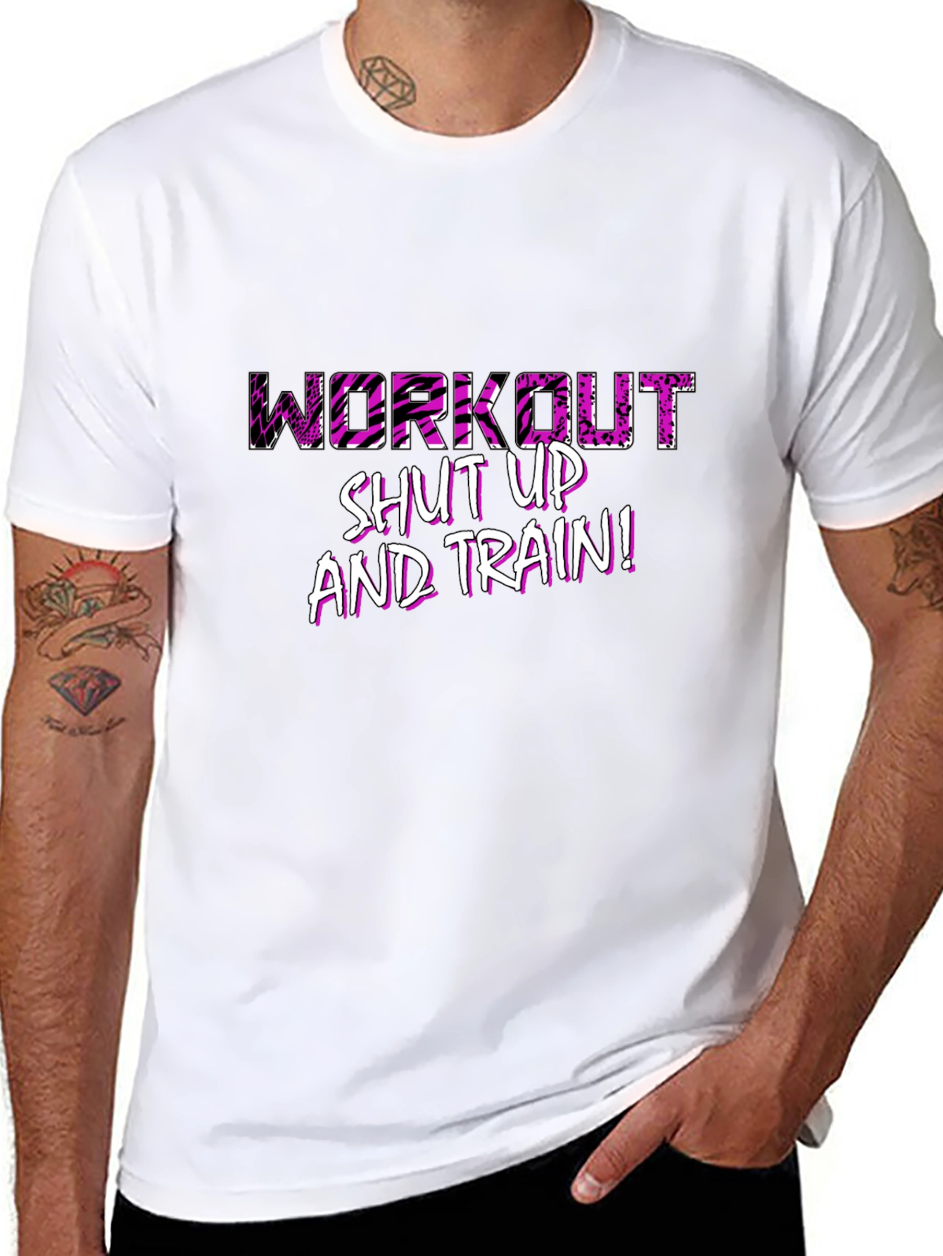 Workout Shut Up & Train! Graphic Tee
