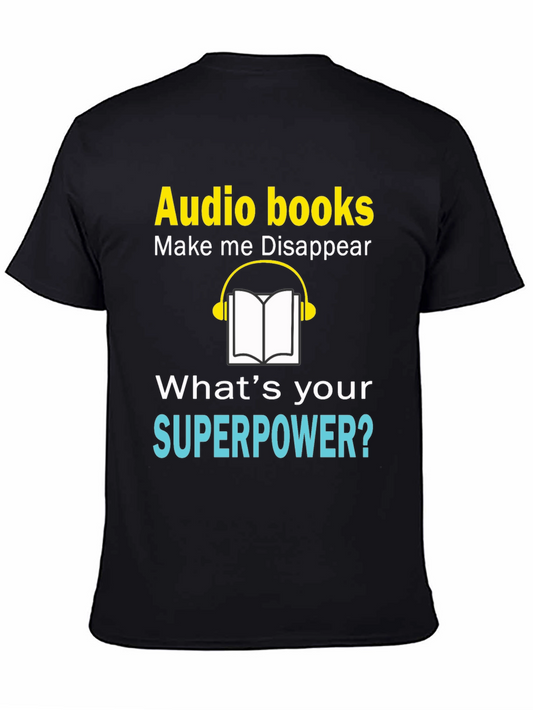 Audiobook Lovers Superpower Tee