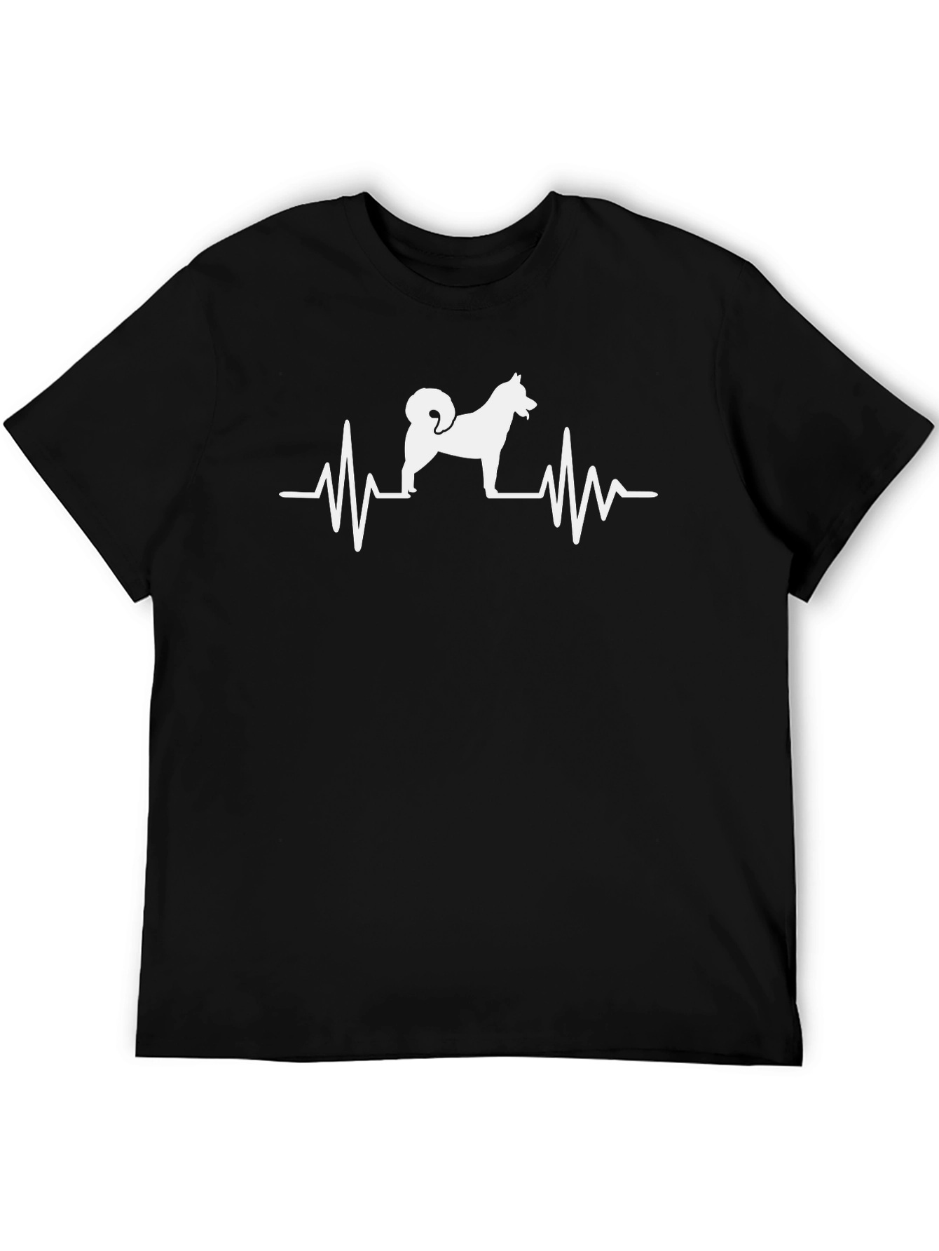 Dog Heartbeat T-Shirt - Akita Inu Pulse Tee