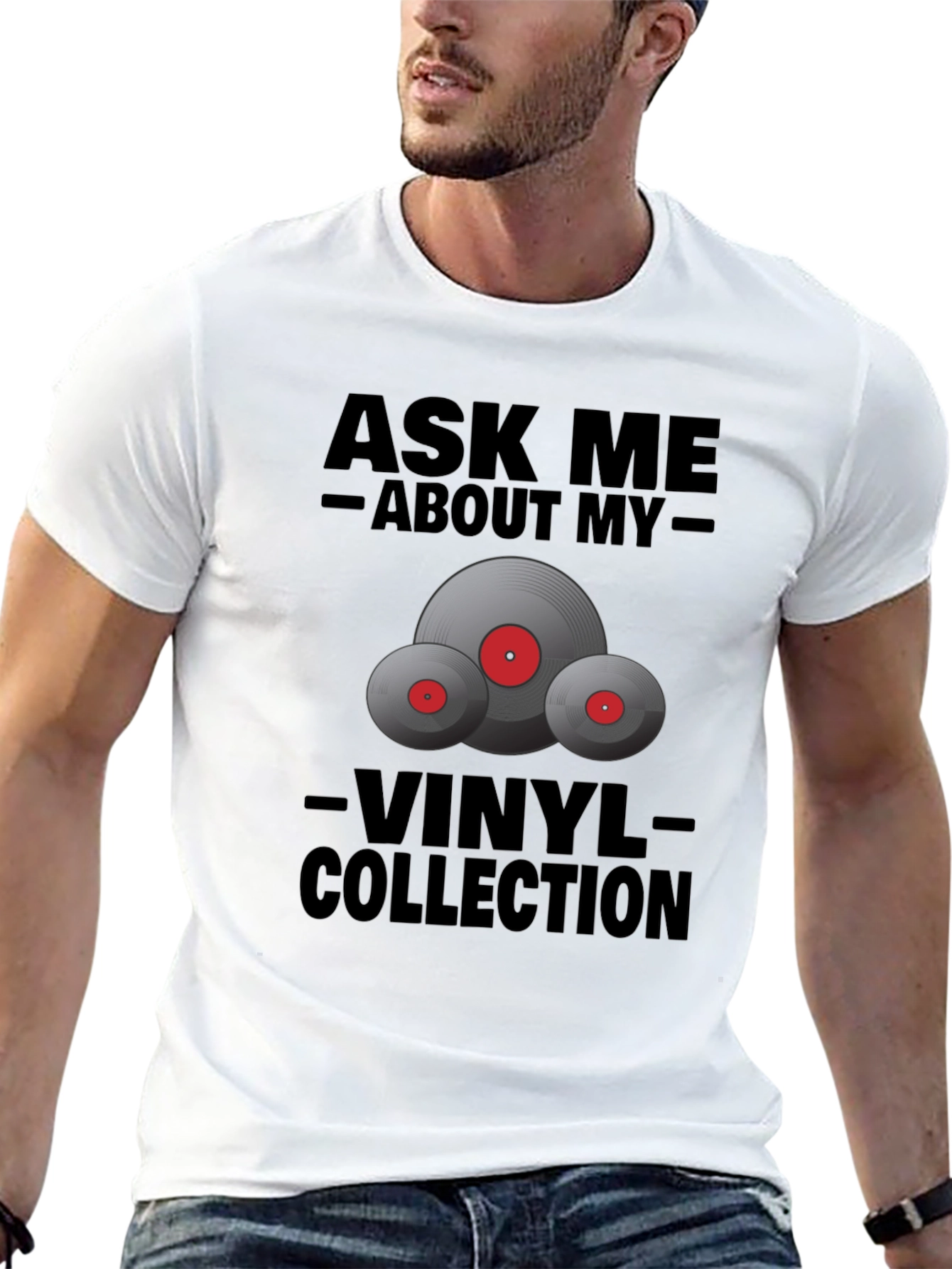 Ask Me About My Vinyl Collection T-Shirt