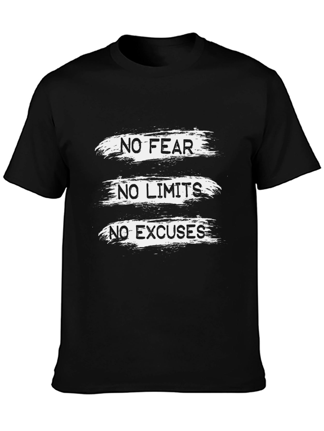Motivational Graphic T-Shirt: No Fear Limits Excuses