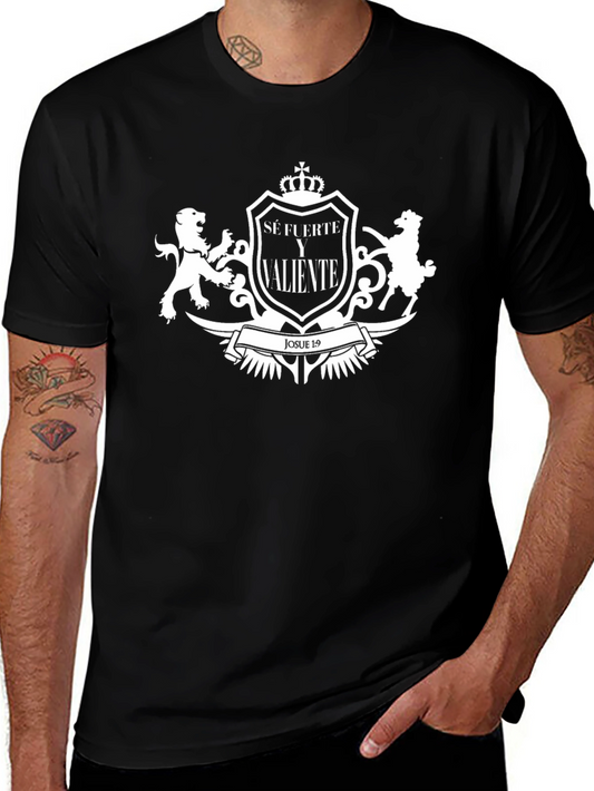 Be Strong & Courageous Tee - Christian Graphic T-Shirt