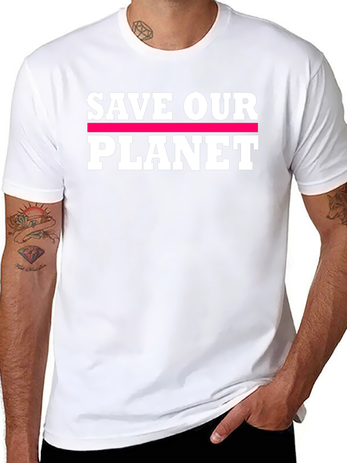 Save Our Planet Graphic Tee - Black