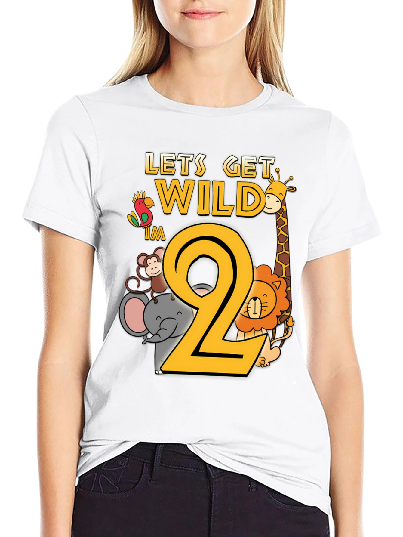 Lets Get Wild Im 2nd Birthday T-Shirt