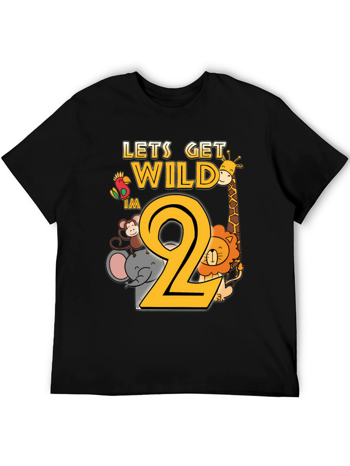 Lets Get Wild Im 2nd Birthday T-Shirt
