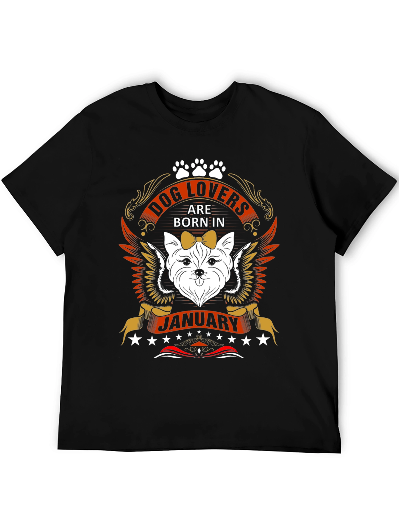 Dog Lovers Born in January T-Shirt
