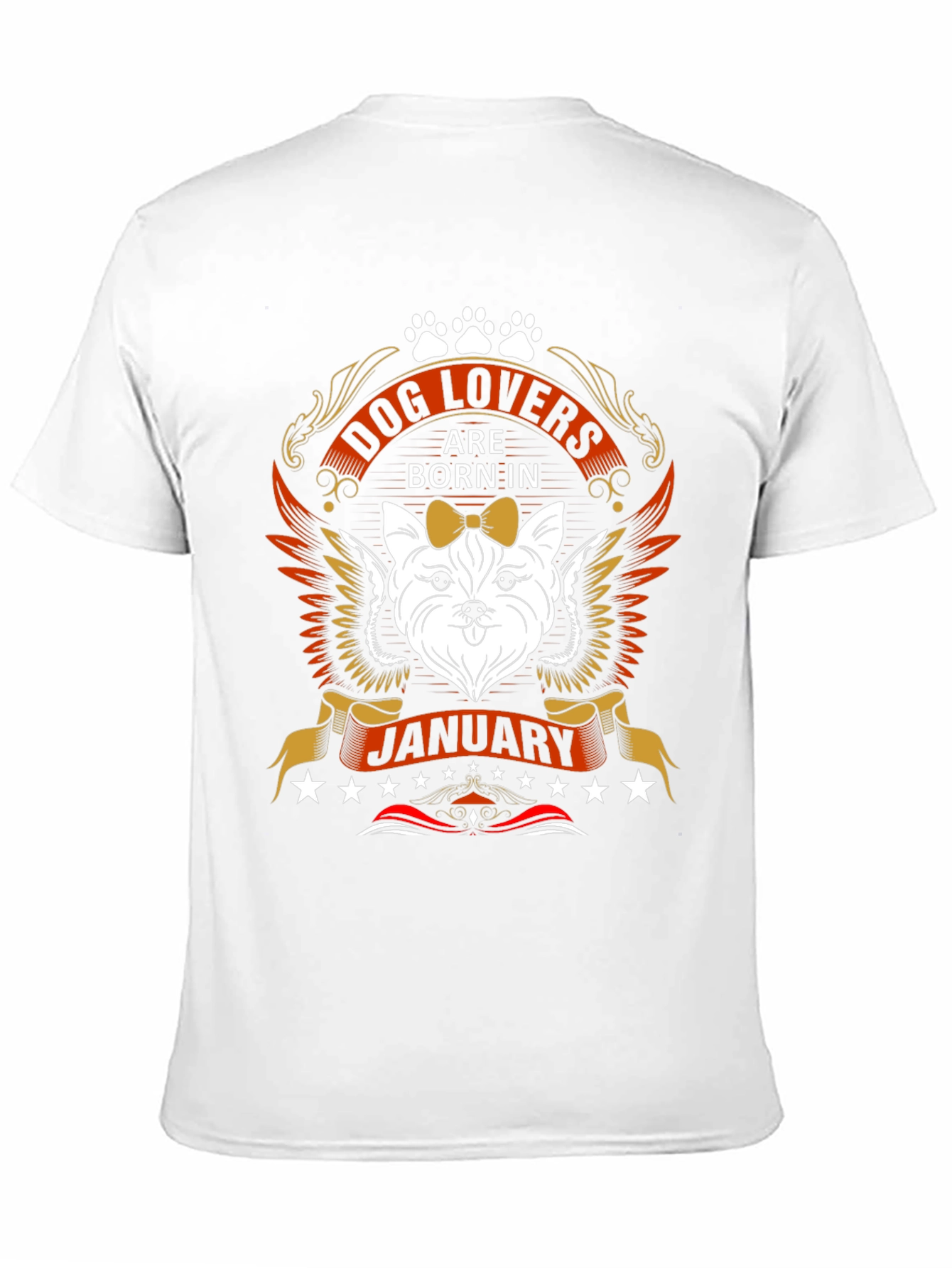 Dog Lovers Born in January T-Shirt