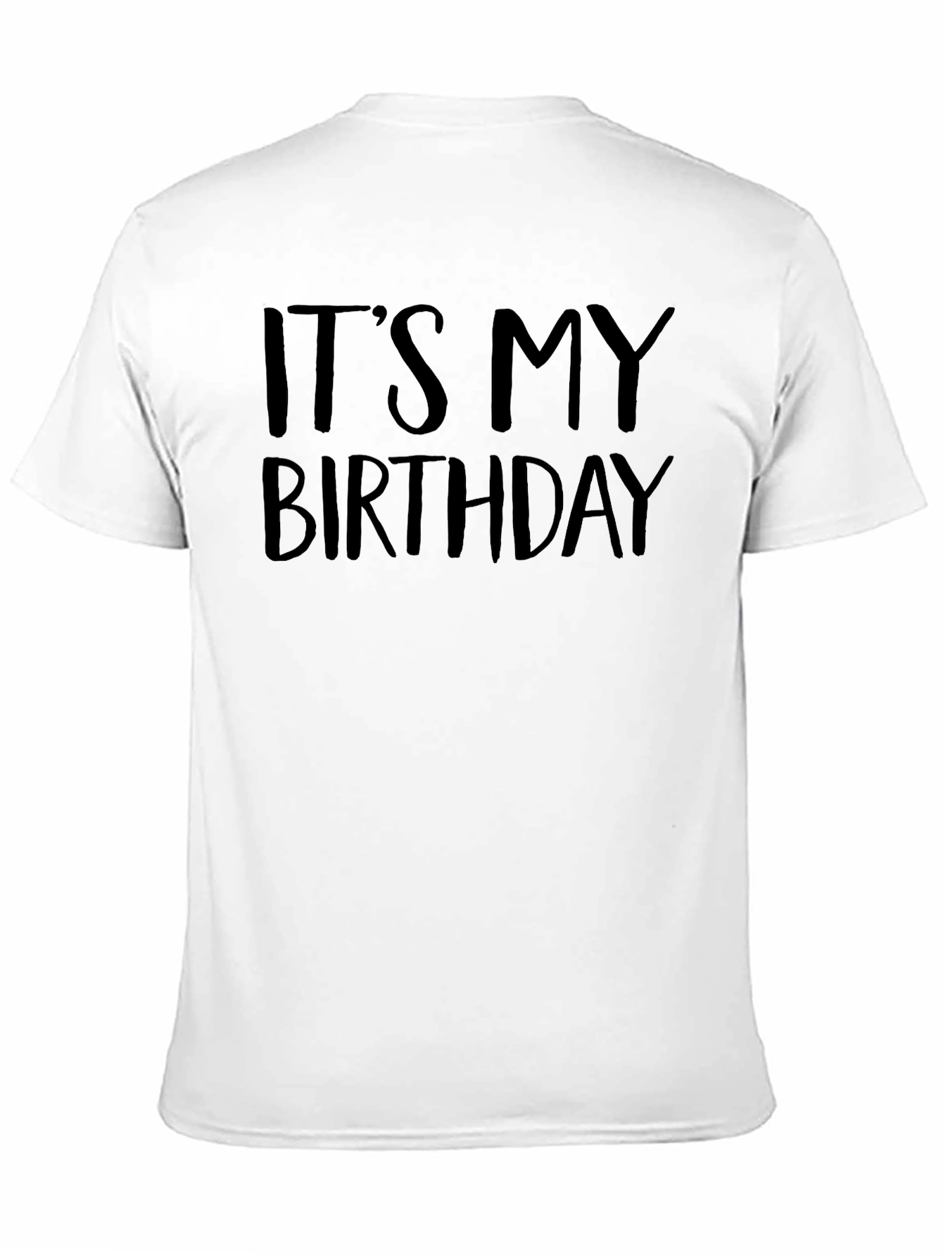Its My Birthday Black Graphic Tee