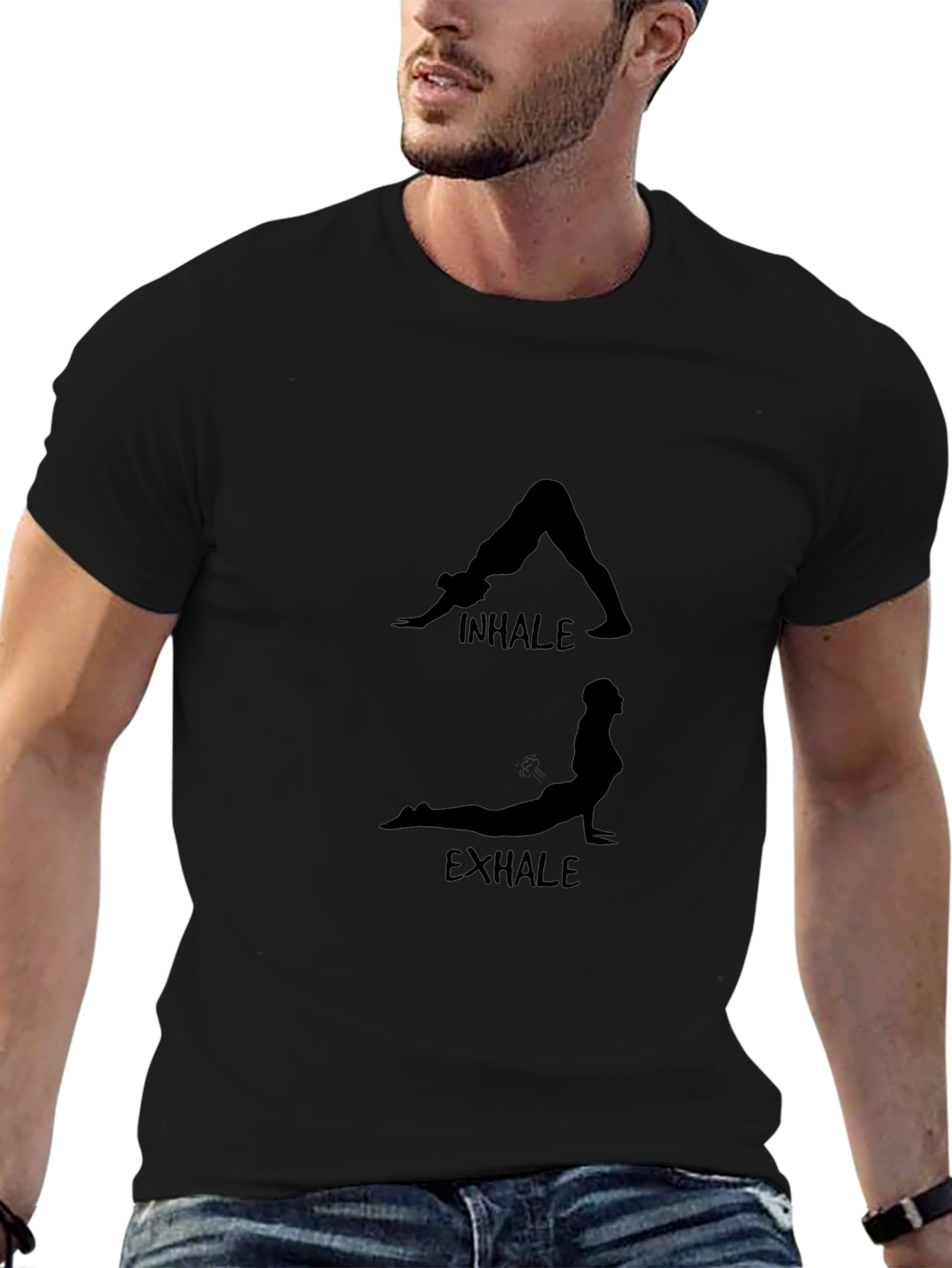 Yoga Inhale Exhale Graphic Tee