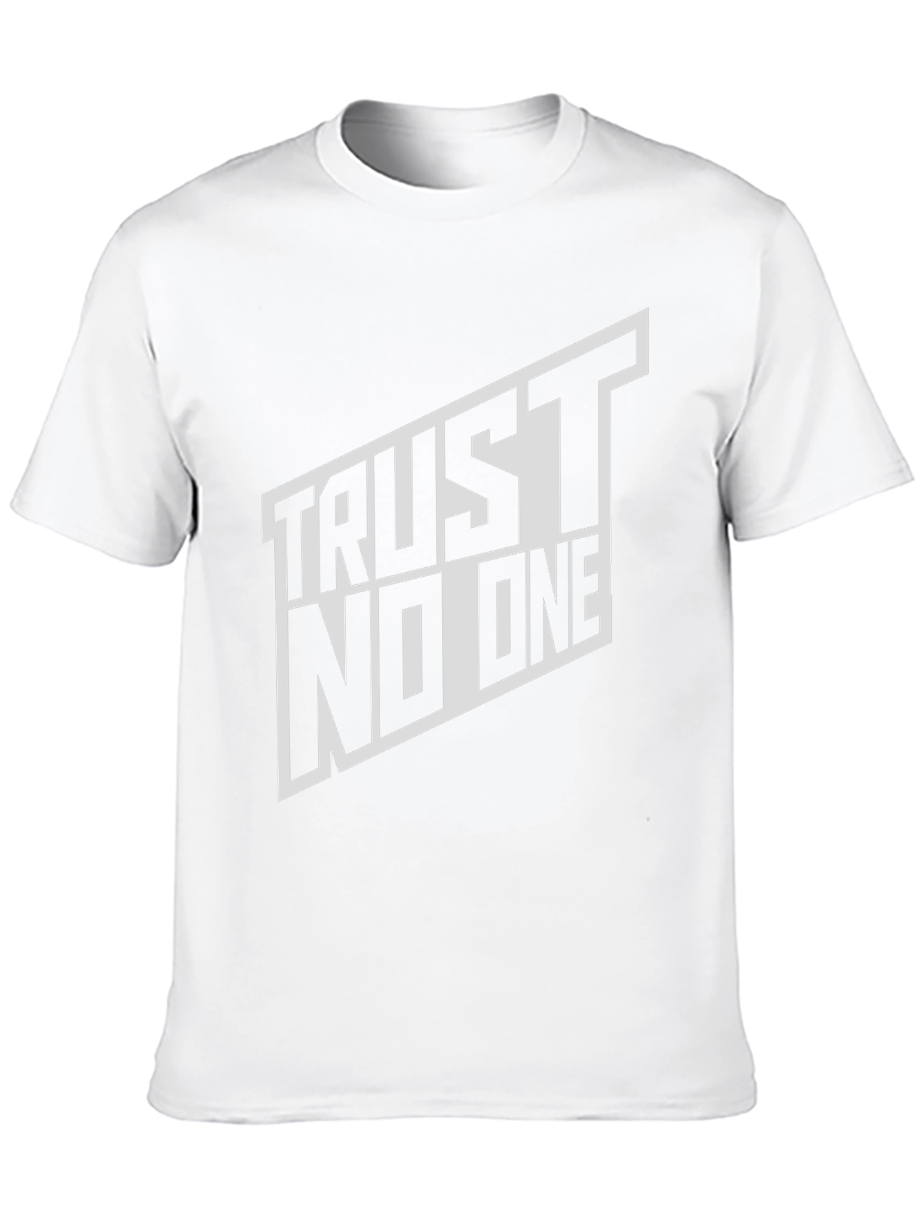 Trust No One Graphic Tee - Black